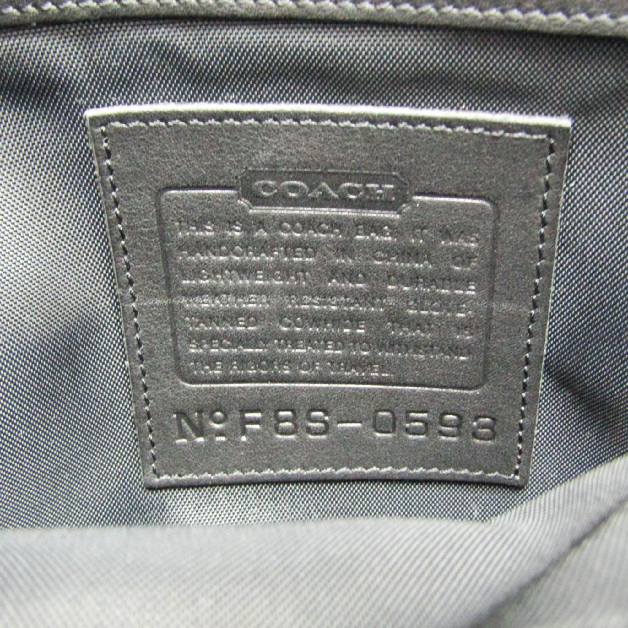 Coach Black Leather Shoulder Bag (Pre-Owned)