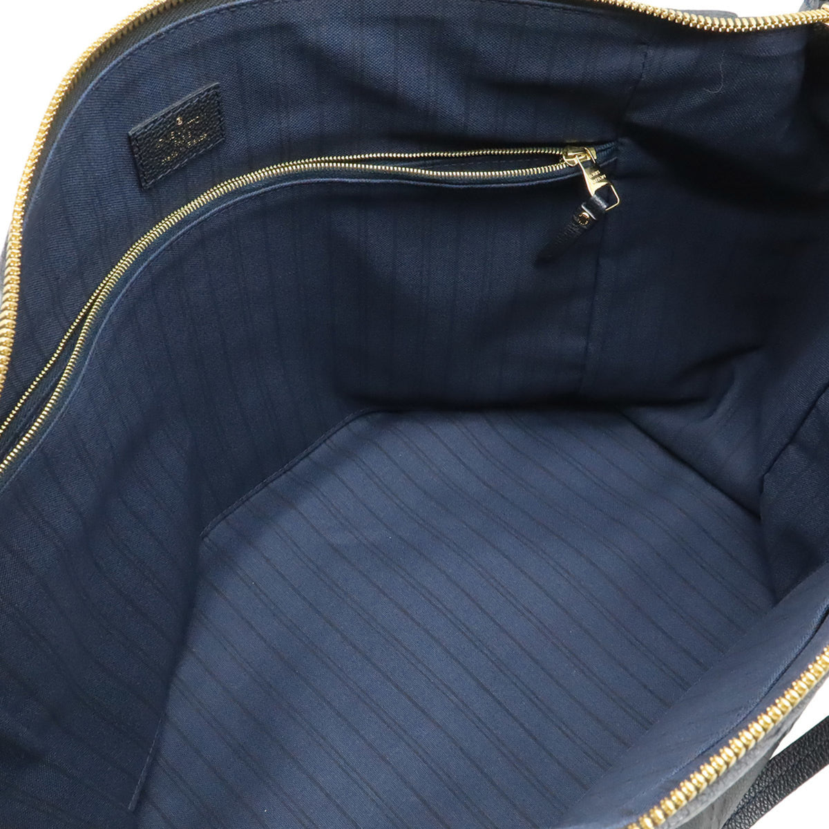 Louis Vuitton Galle Infini Navy Monogram Empreinte Shoulder Bag Tote Bag (Pre-Owned)