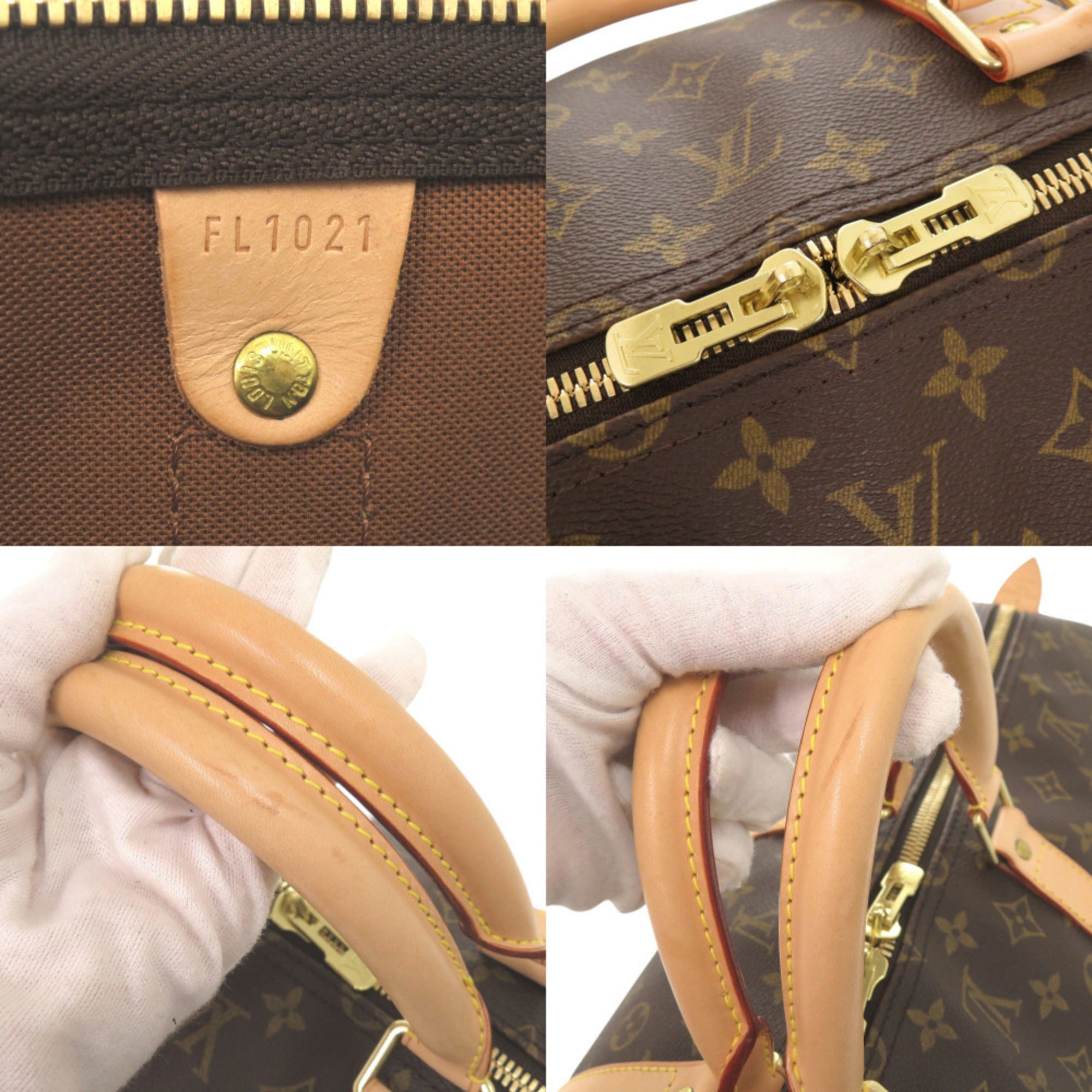 Louis Vuitton Brown Monogram Monogram Boston Bag (Pre-Owned)