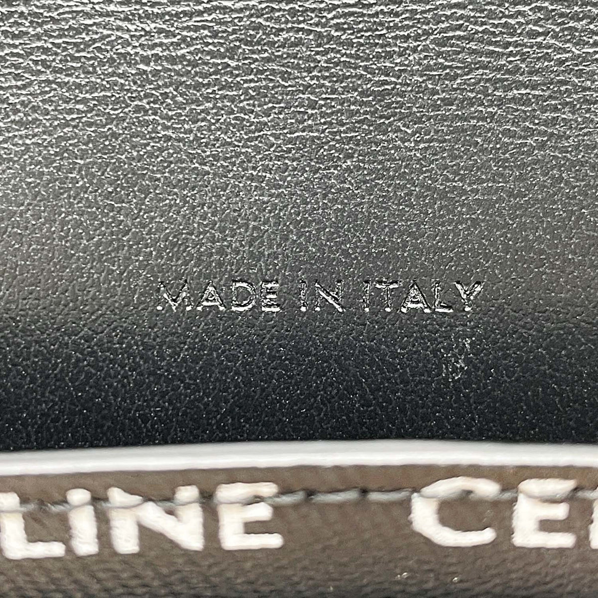 Celine Black White Leather Pvc Shoulder Bag (Pre-Owned)