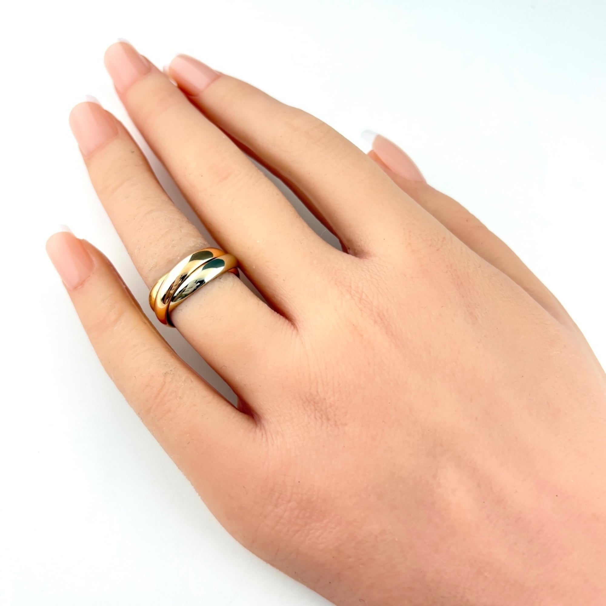 Cartier Yellow Gold (18K) Pink Gold (18K) White Gold (18K) Band Ring (Pre-Owned)