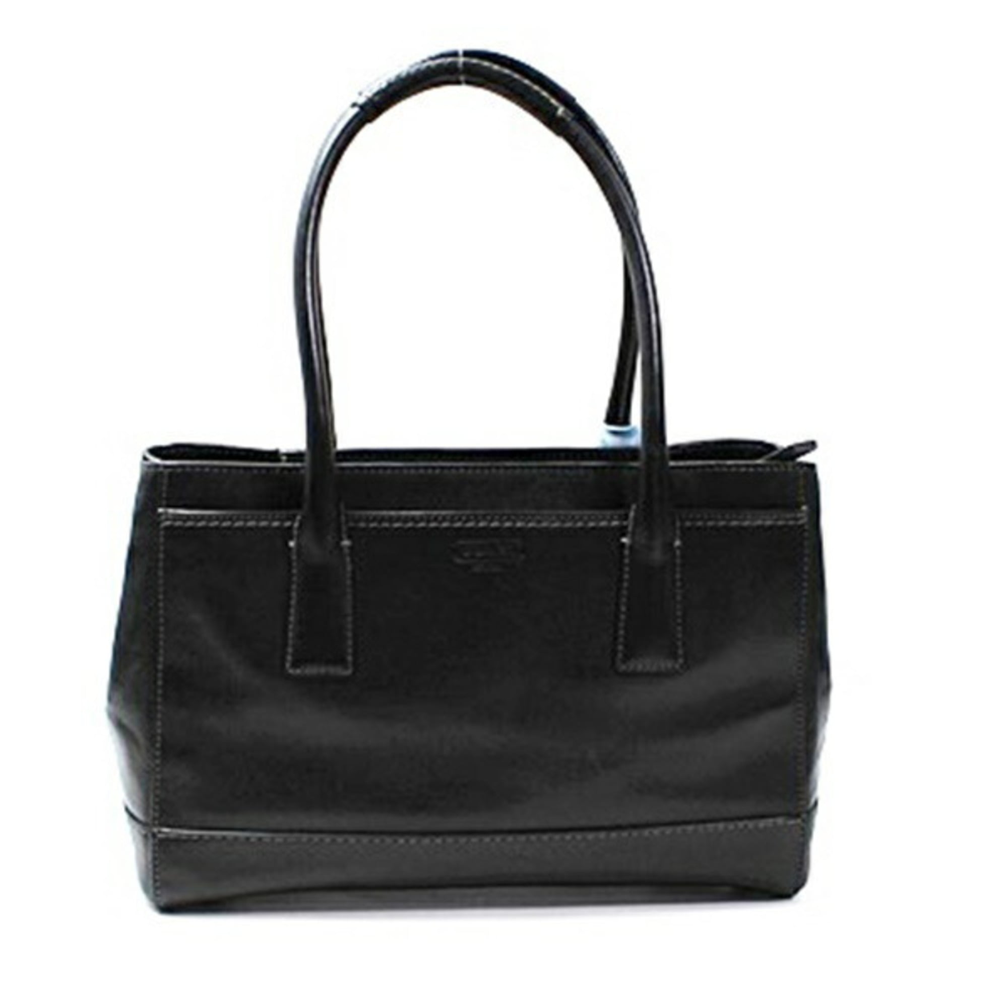 Coach Black Leather Tote Bag (Pre-Owned)