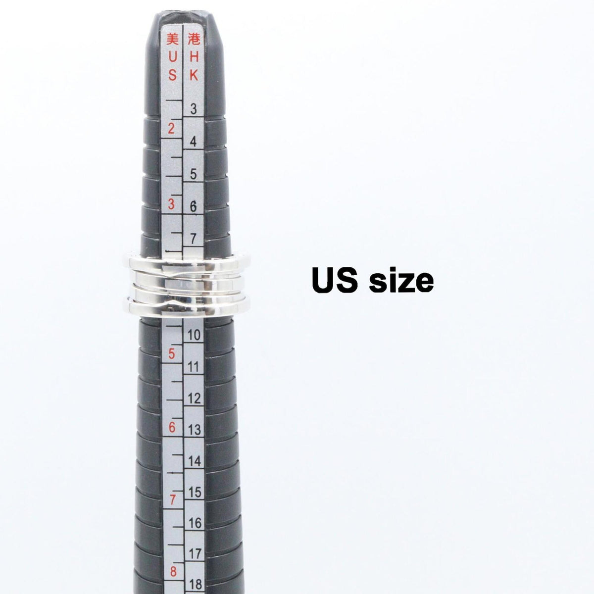 Bvlgari Silver White Gold (18K) Band Ring (Pre-Owned)