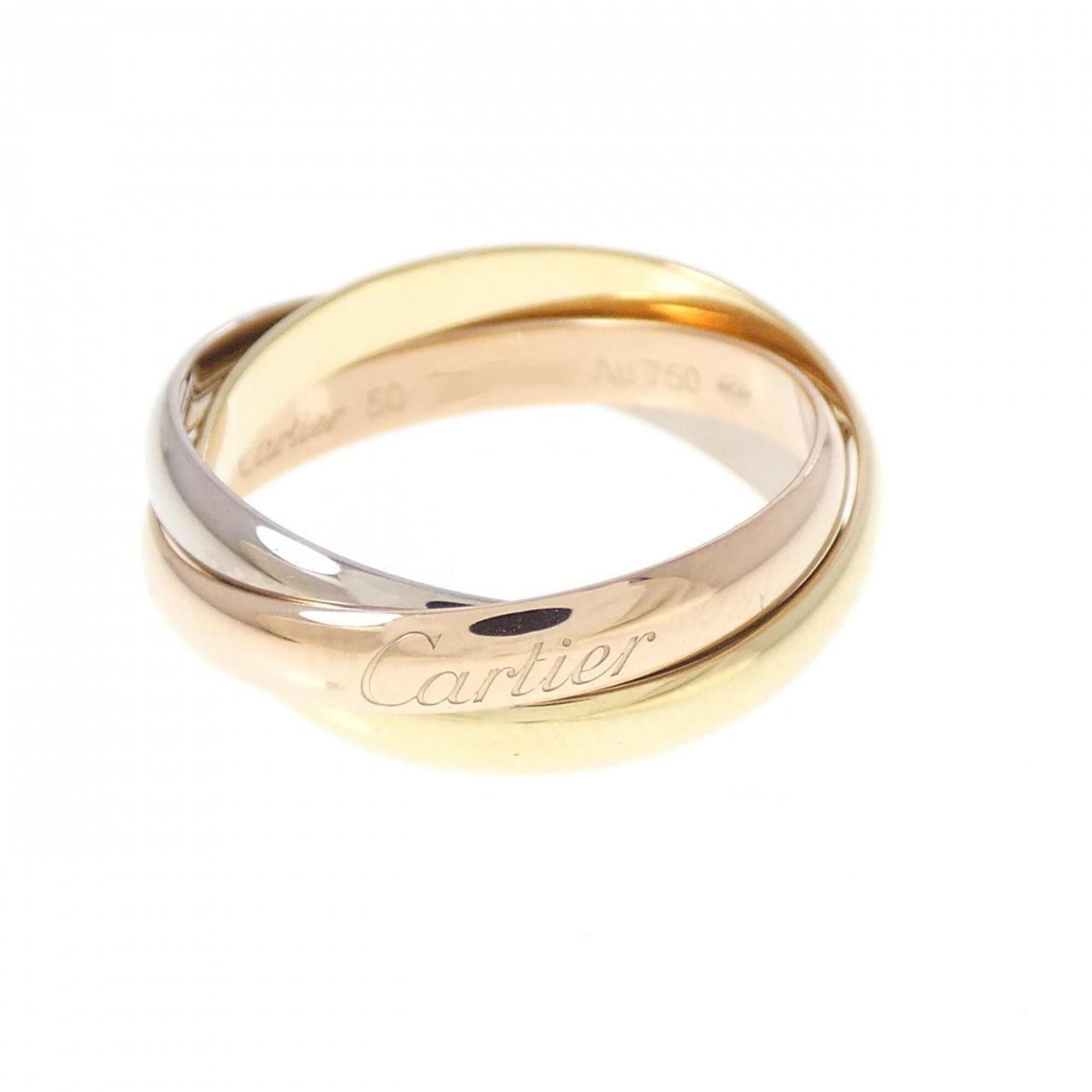 Cartier Yellow Gold (18K) Pink Gold (18K) White Gold (18K) Band Ring (Pre-Owned)