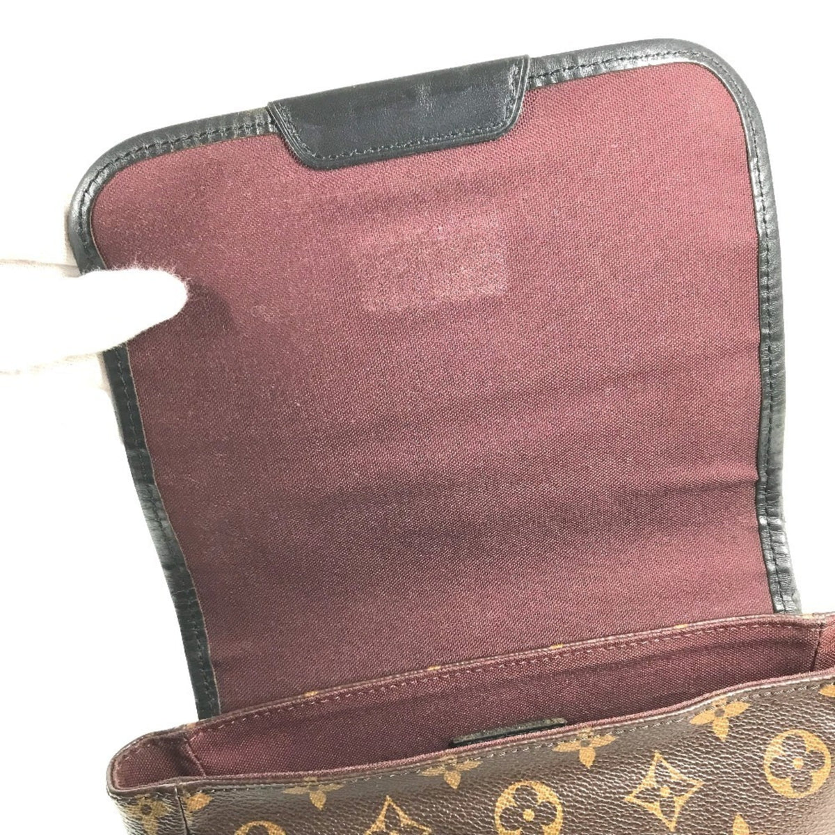 Louis Vuitton Black Brown Monogram Canvas Pochette Shoulder Bag (Pre-Owned)