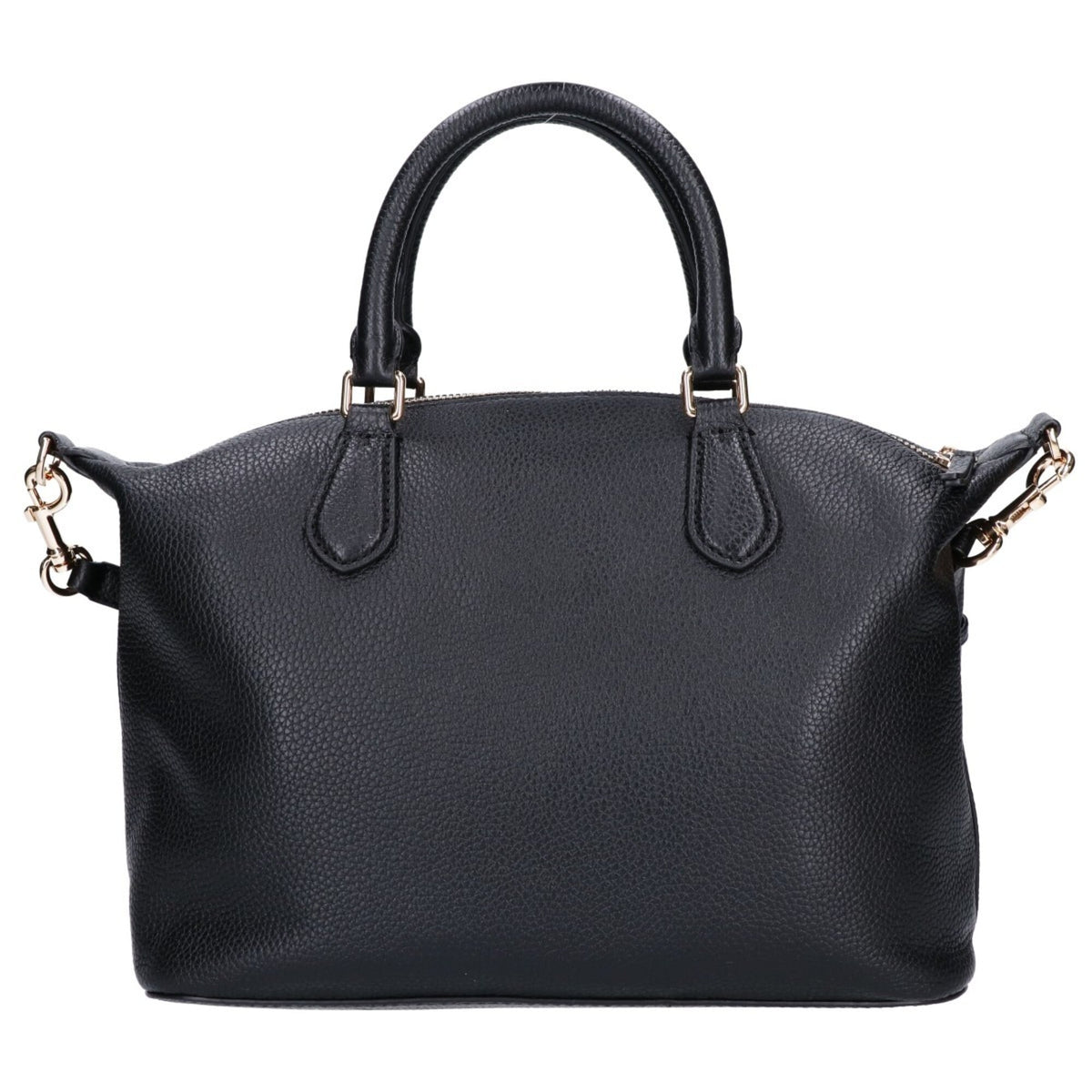 Tory Burch Black Gold Leather Handbag (Pre-Owned)