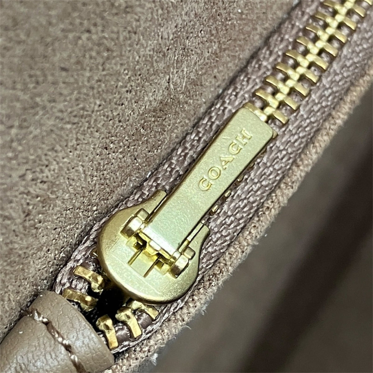 Coach Brown Pvc Leather Shoulder Bag (Pre-Owned)