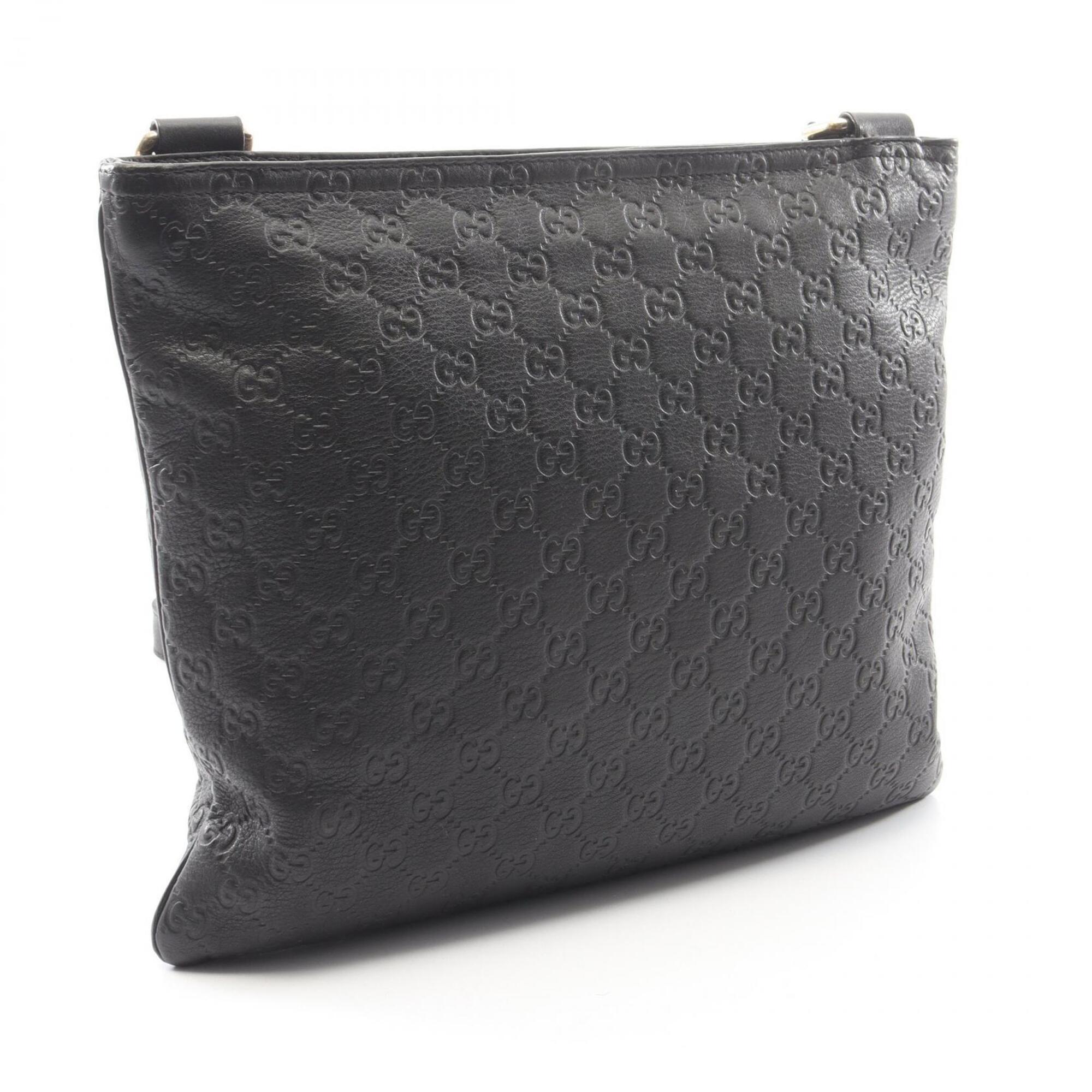 Gucci Brown Leather Shoulder Bag (Pre-Owned)