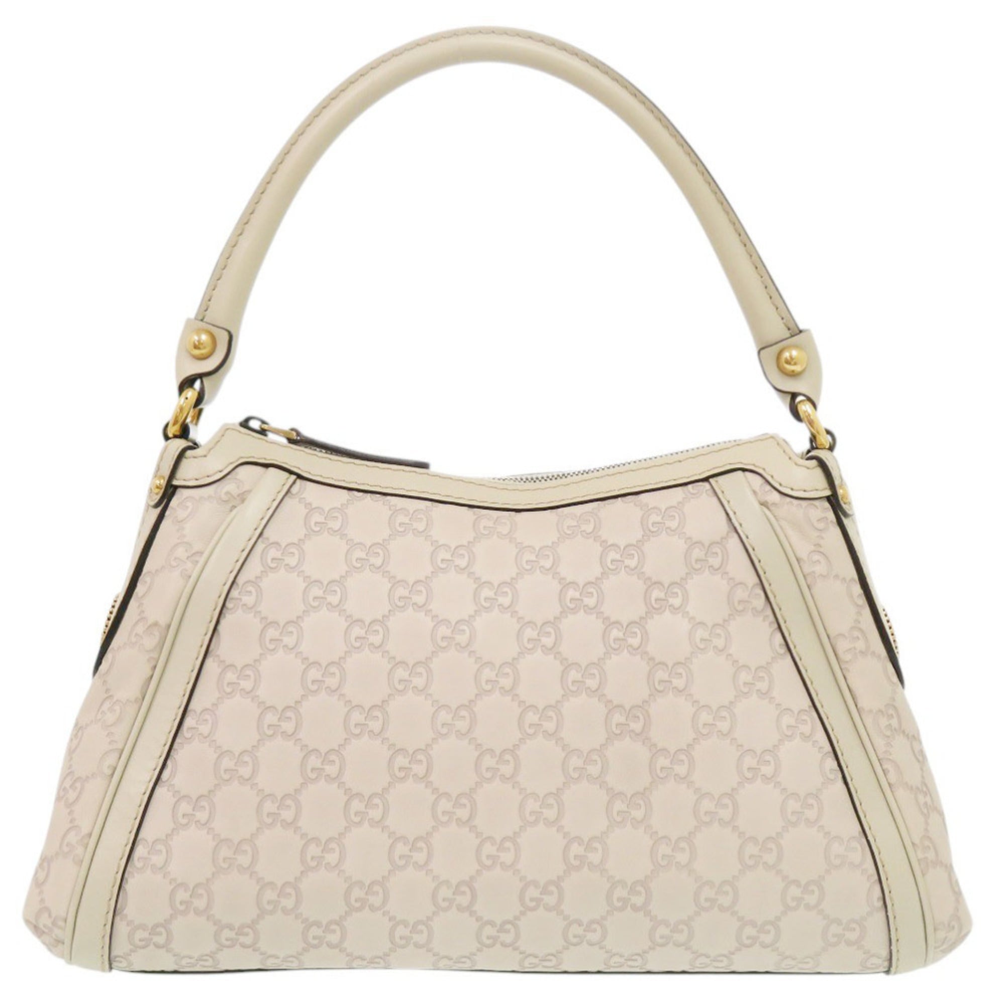 Gucci Ivory Leather Handbag (Pre-Owned)