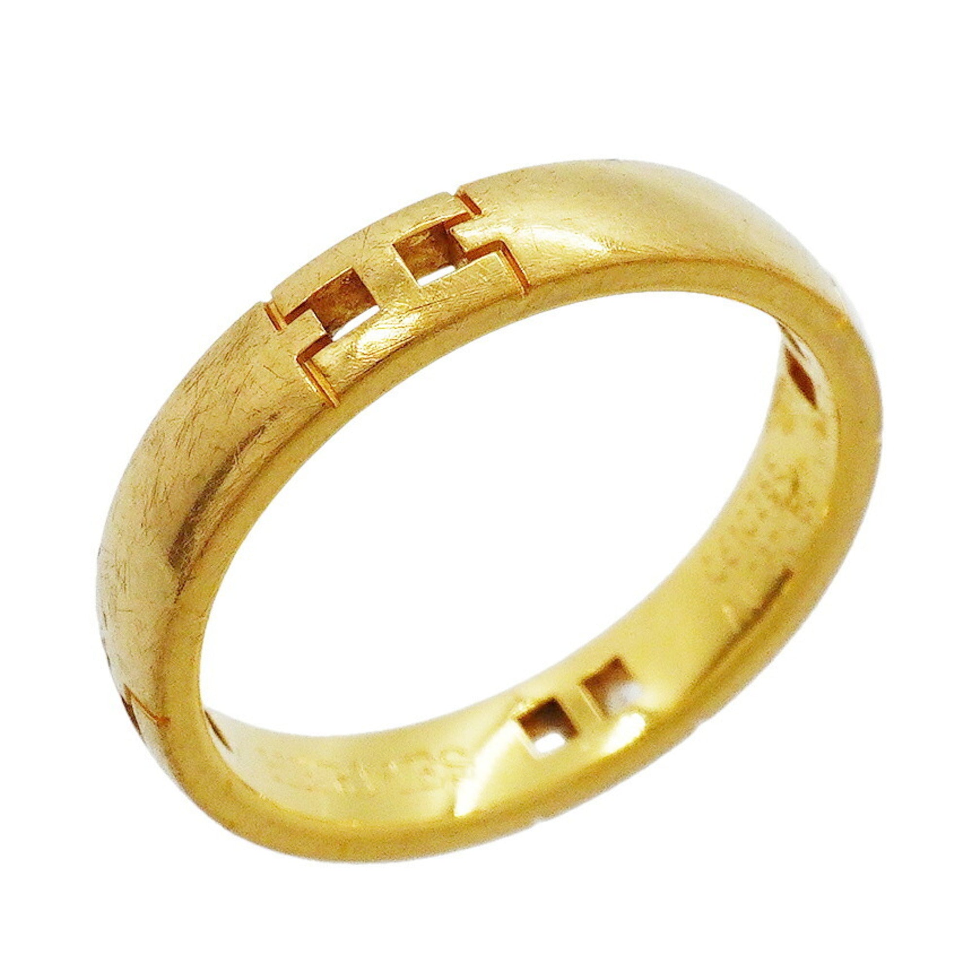 Hermes Yellow Gold (18K) Band Ring (Pre-Owned)