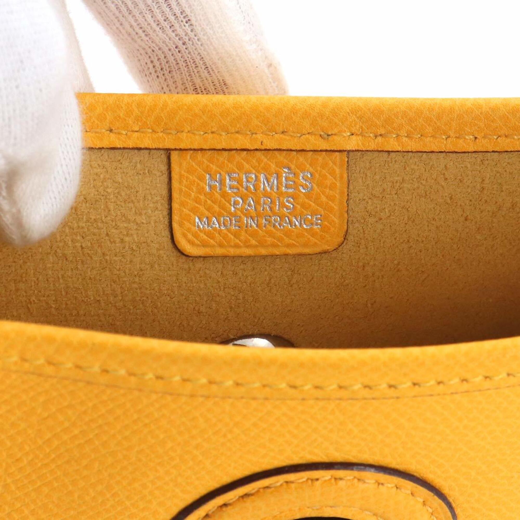Hermes Jaune Epsom Leather Shoulder Bag (Pre-Owned)