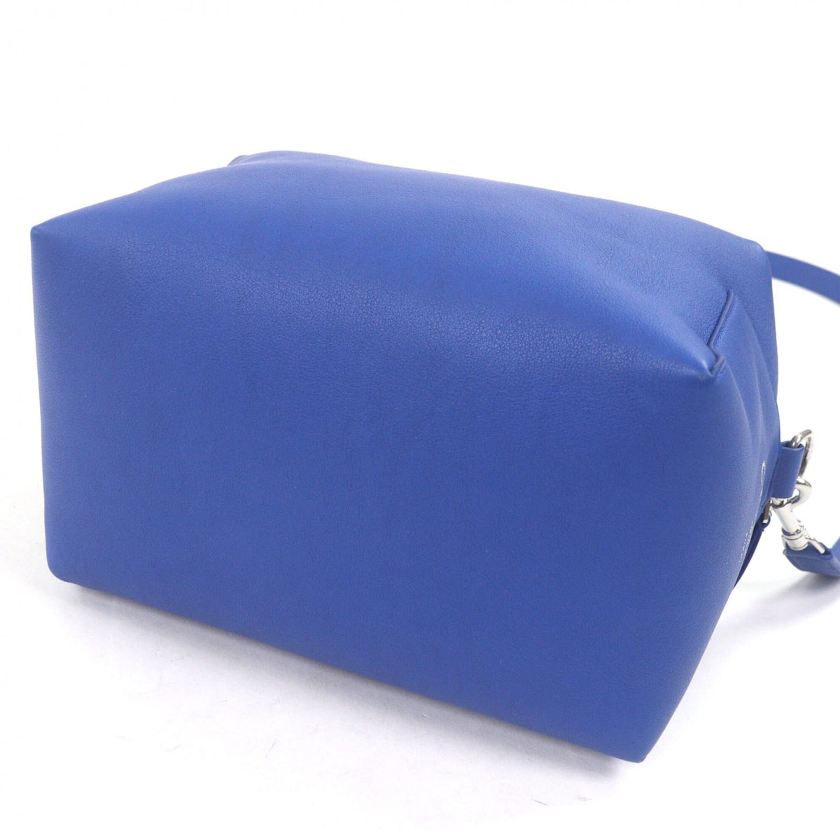 Celine Blue Leather Messenger Bag Shoulder Bag (Pre-Owned)