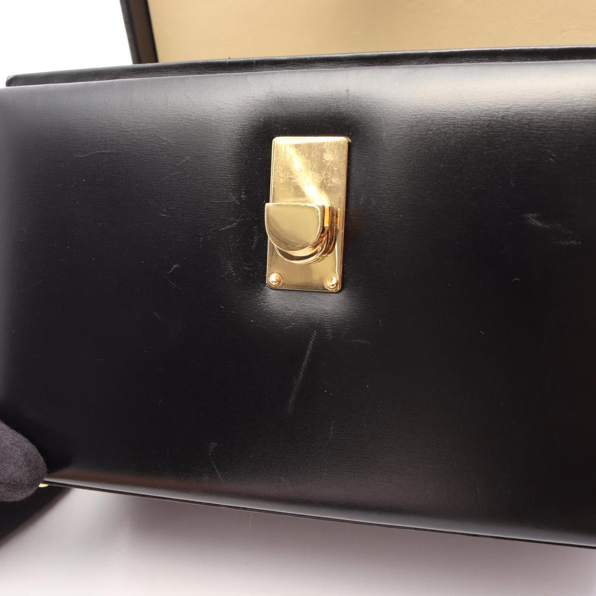 Loewe Black Leather Handbag (Pre-Owned)