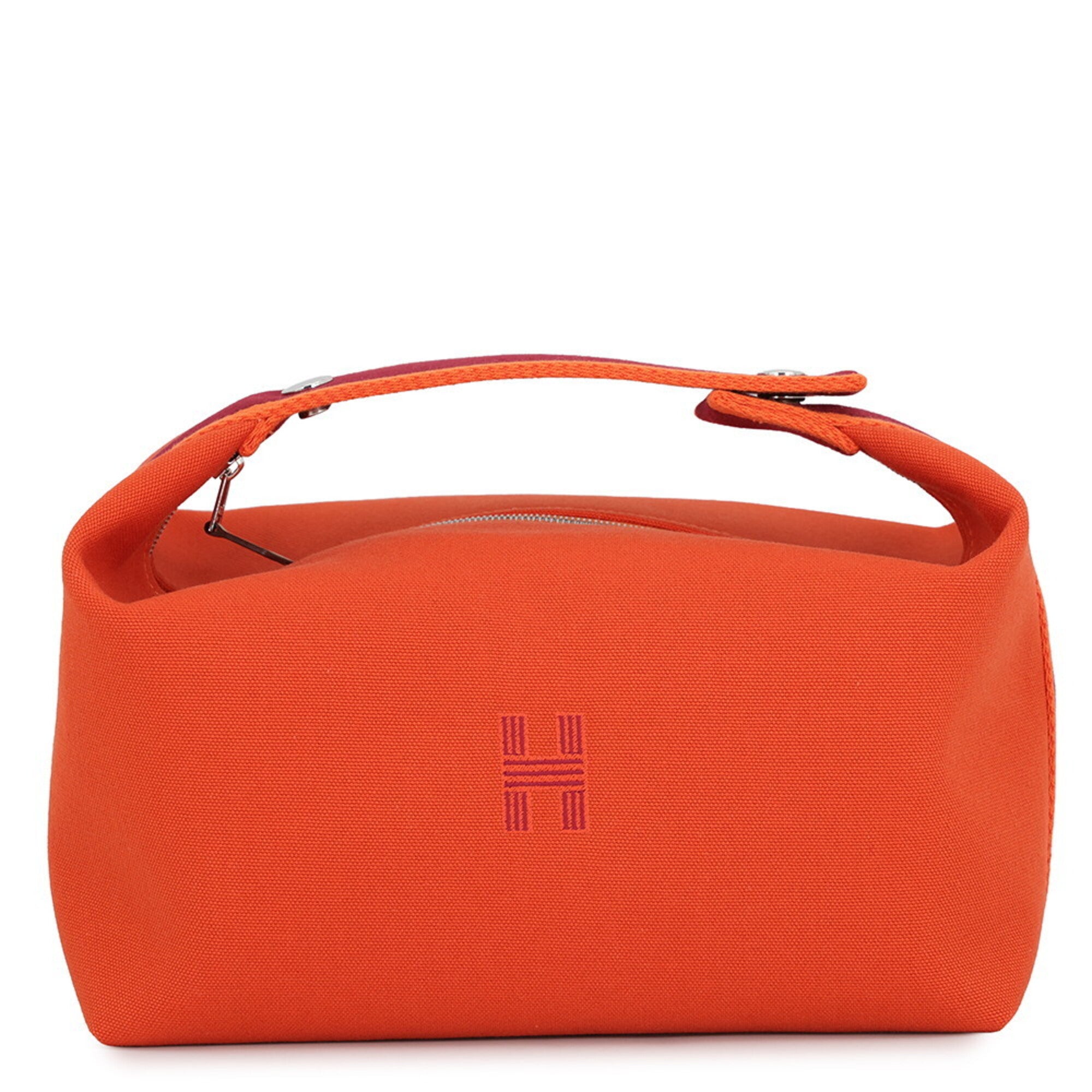 Hermes Kara Feu Canvas Handbag Pouch (Pre-Owned)