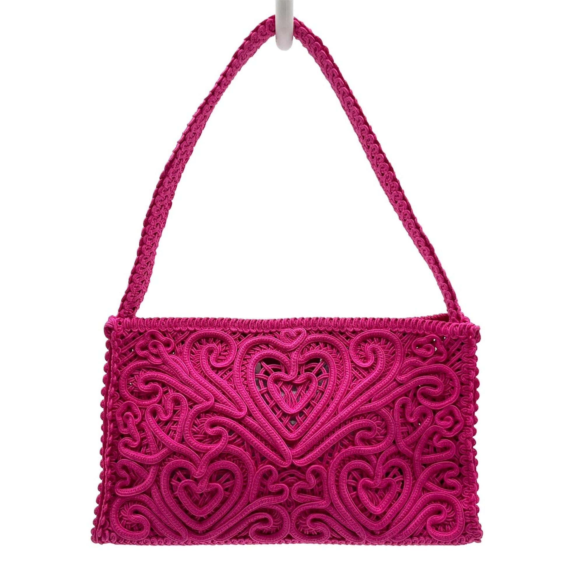 Dolce & Gabbana Pink Cotton Shoulder Bag (Pre-Owned)
