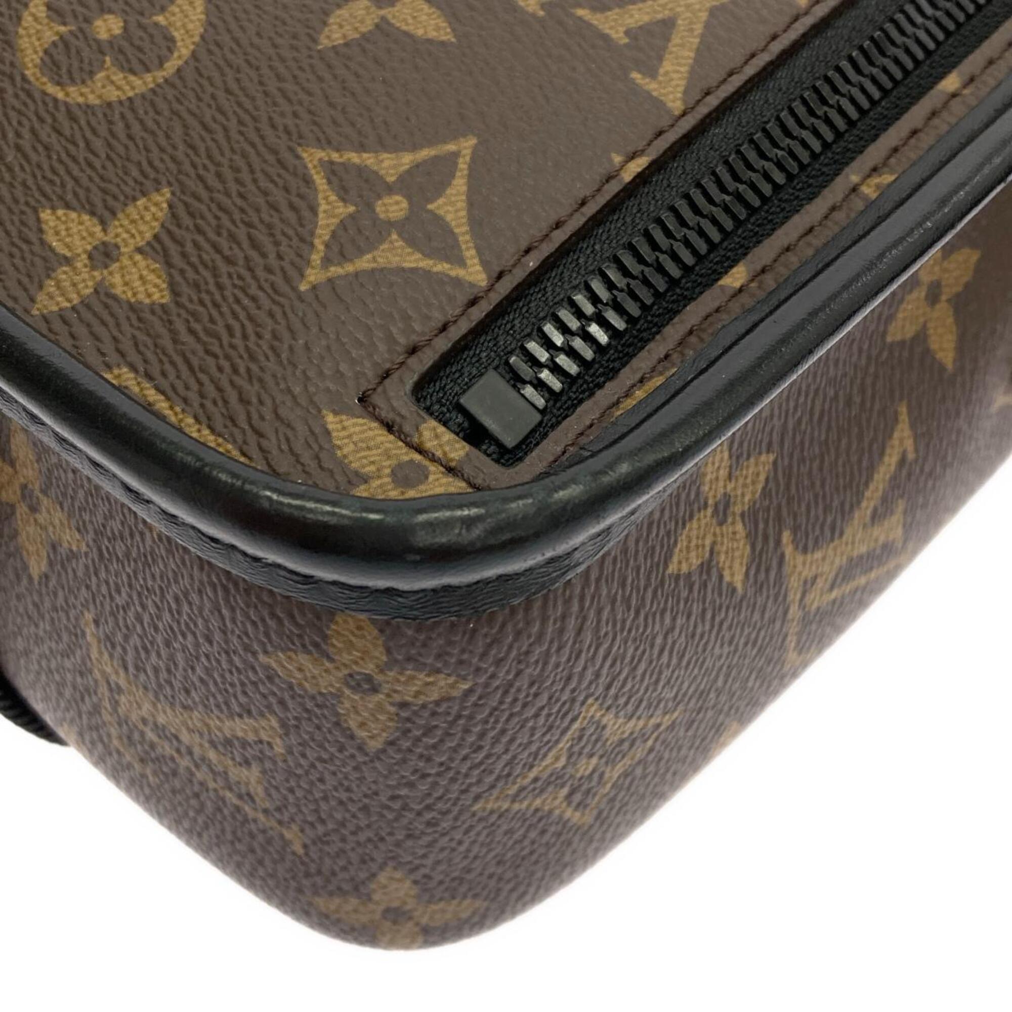 Louis Vuitton Marron Coated Canvas Shoulder Bag (Pre-Owned)