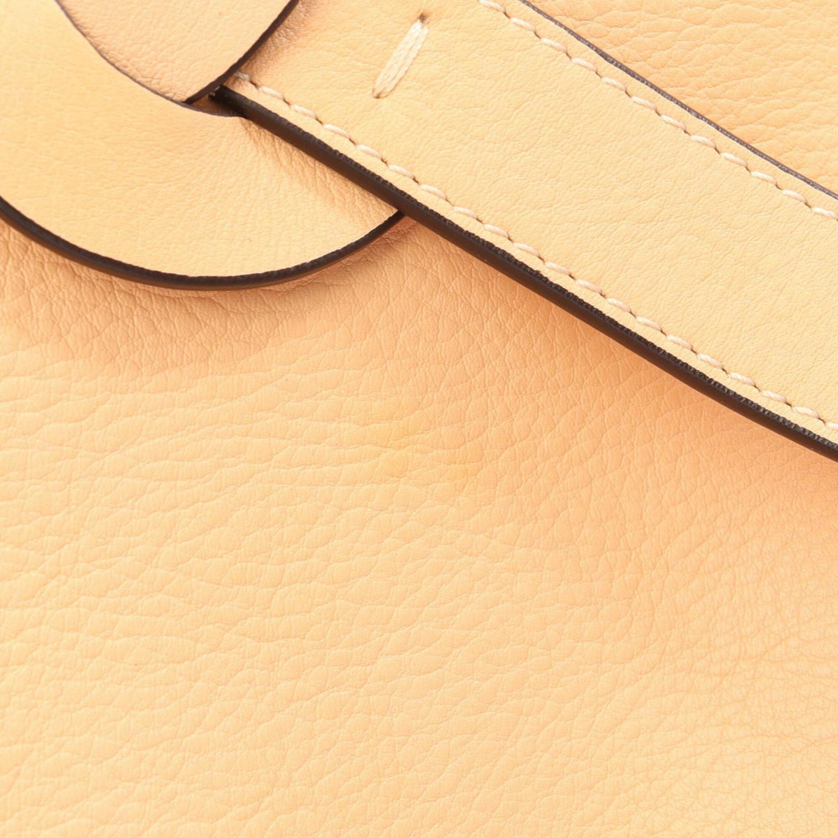 Chloé Beige Leather Handbag Tote Bag (Pre-Owned)