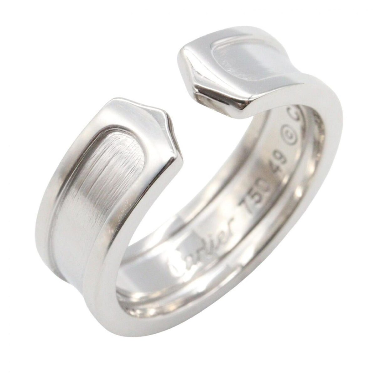 Cartier Silver White Gold (18K) Band Ring (Pre-Owned)
