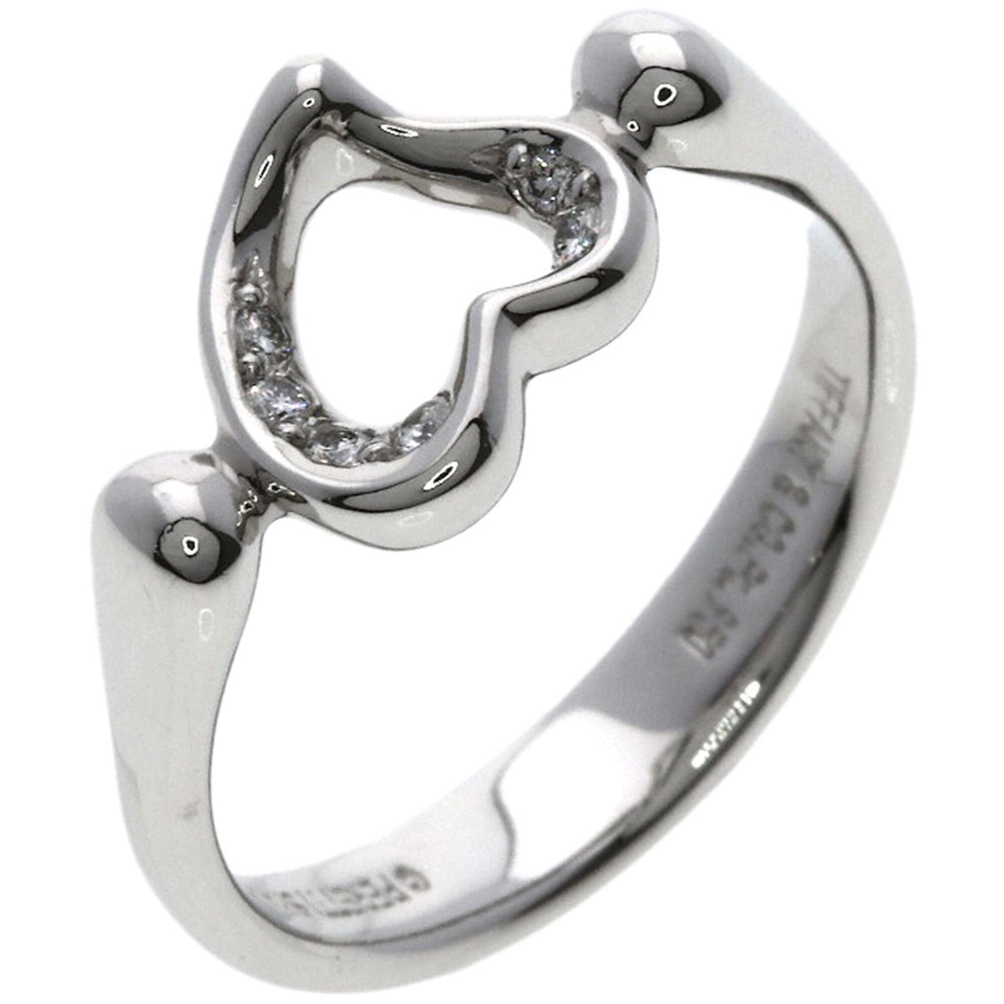 Tiffany Platinum Platinum 950 Band Ring (Pre-Owned)