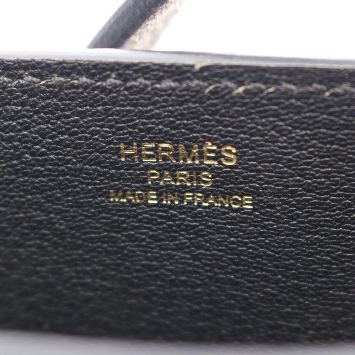 Hermes Black Togo Leather Handbag Shoulder Bag (Pre-Owned)