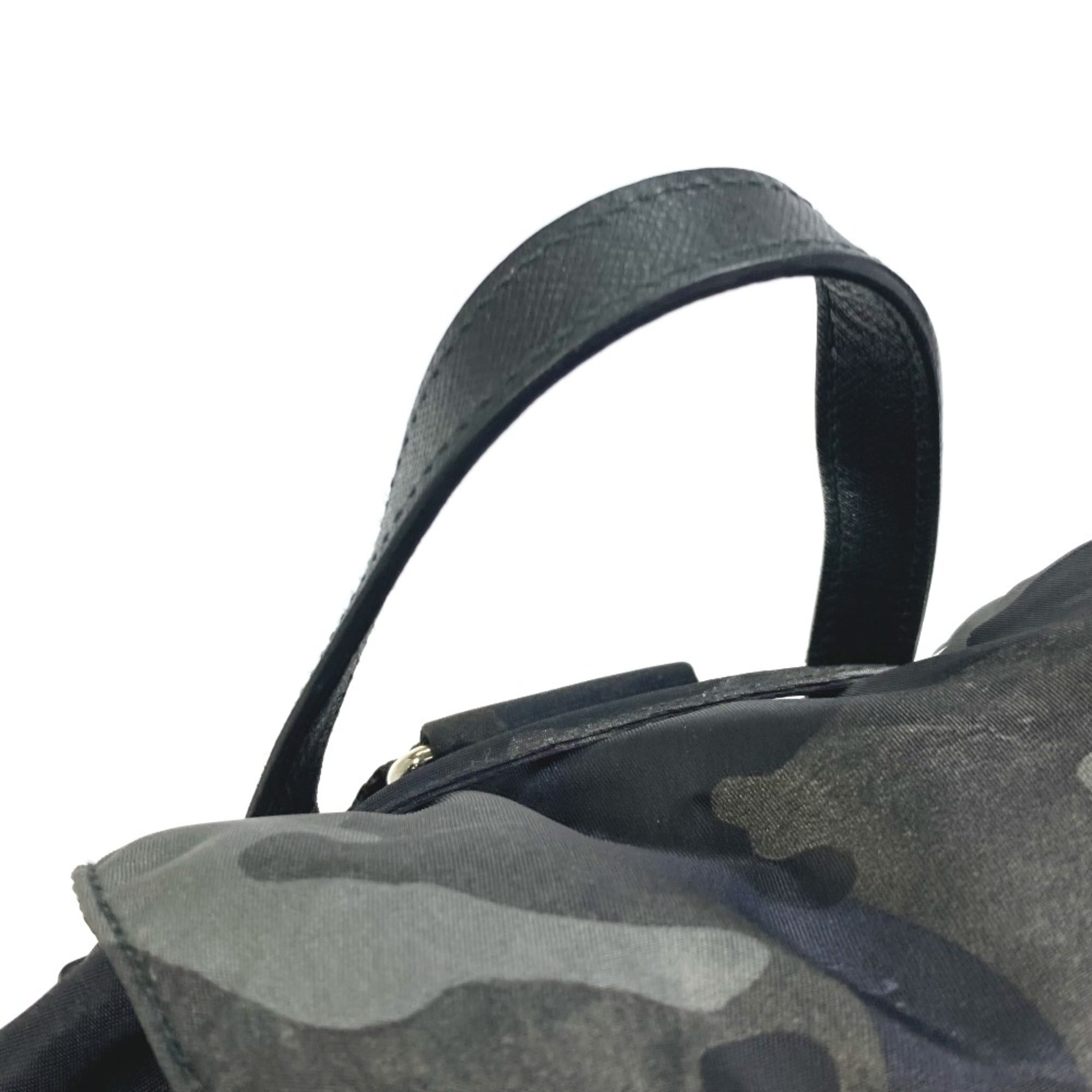 Prada Green Cloth Backpack (Pre-Owned)