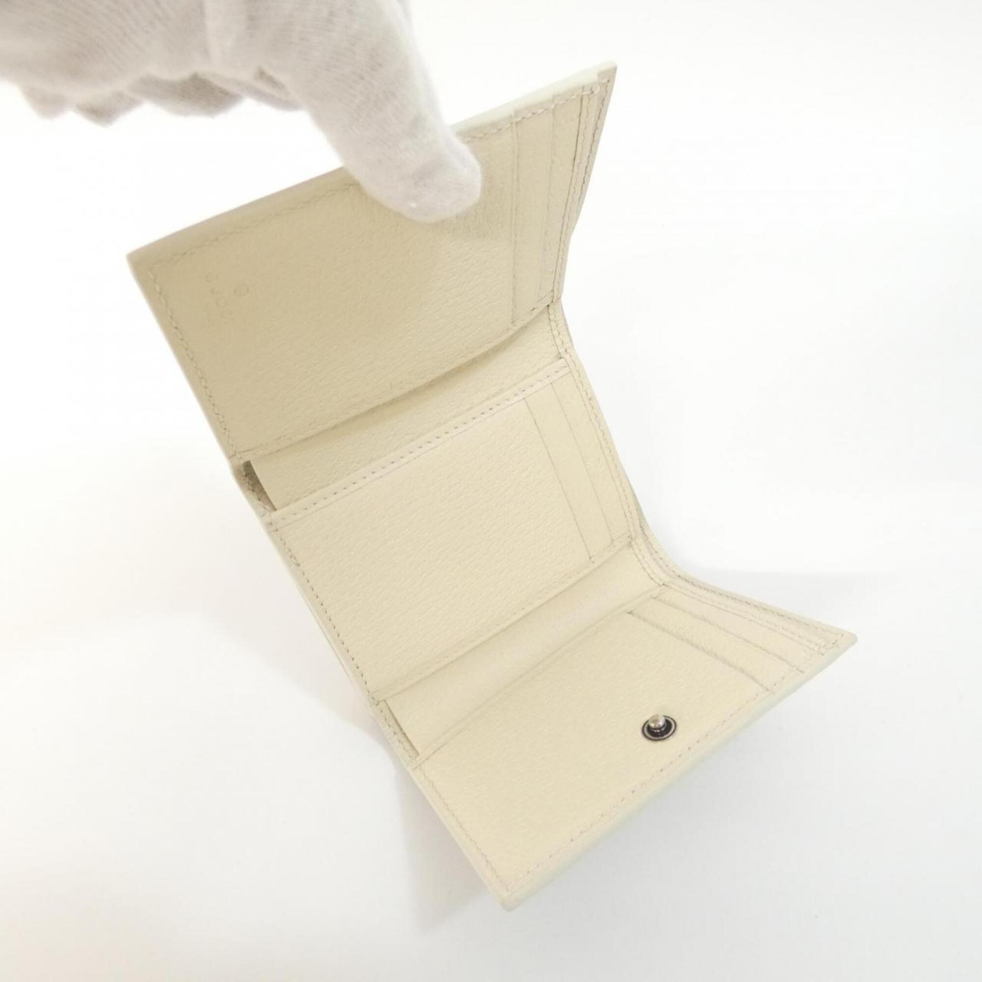 Gucci Beige Ivory Gg Supreme Wallet (Tri-Fold) (Pre-Owned)