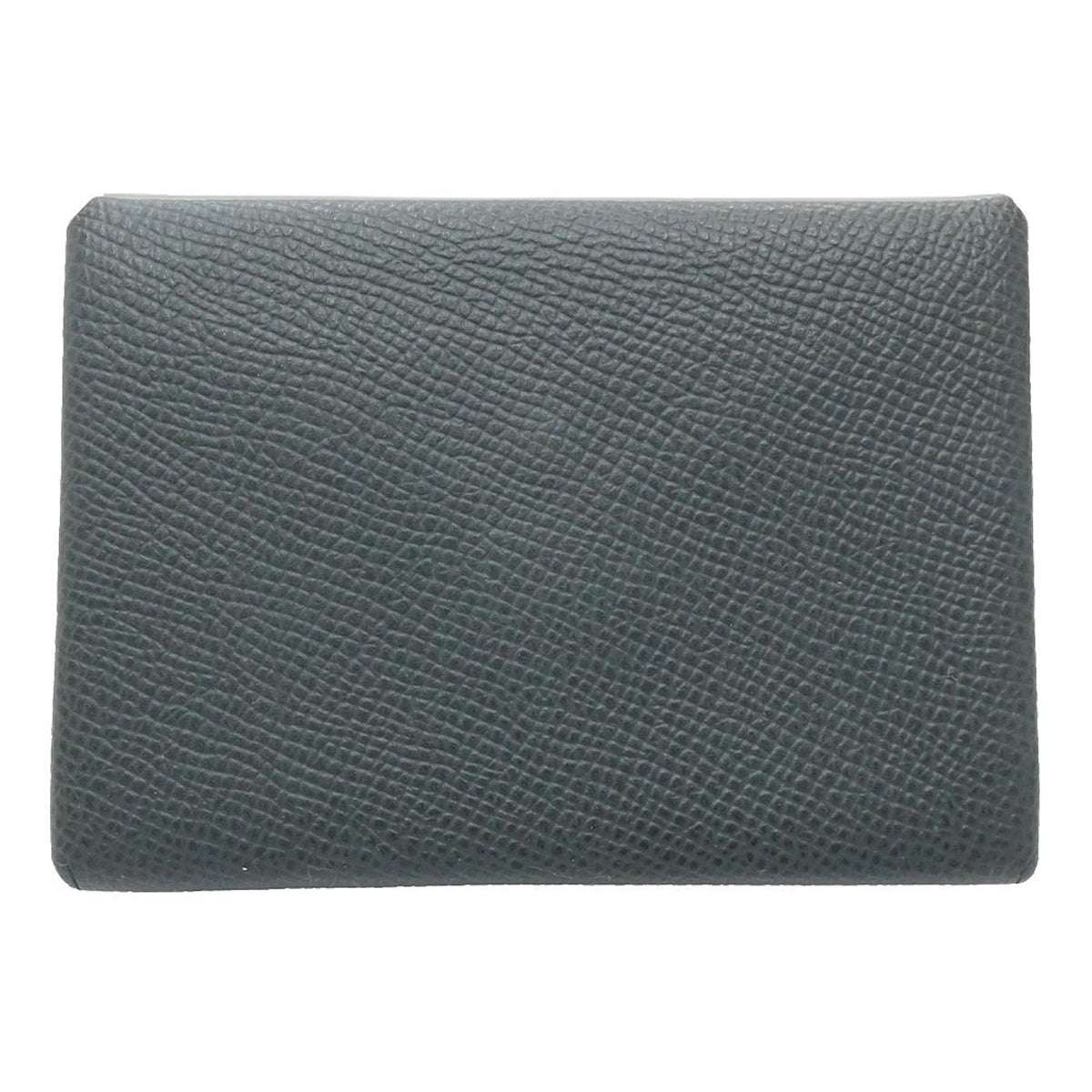 Hermes Vert Taurillon Clemence Leather Coin Purse/Coin Case (Pre-Owned)