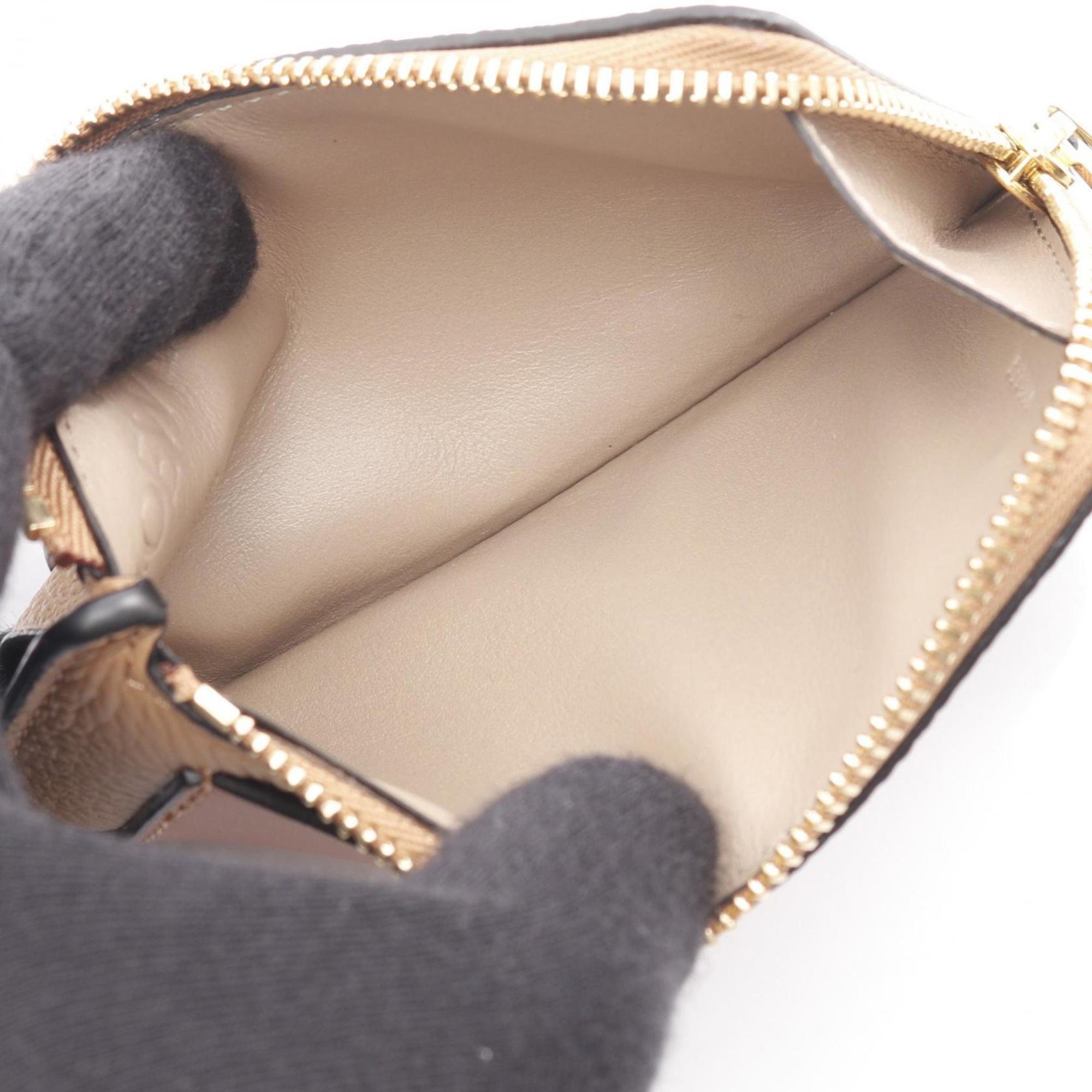 Loewe Brown Leather Coin Purse/Coin Case (Pre-Owned)