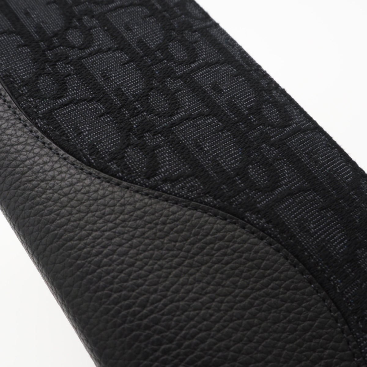 Christian Dior Black Jacquard Long Wallet (Bi-Fold) (Pre-Owned)
