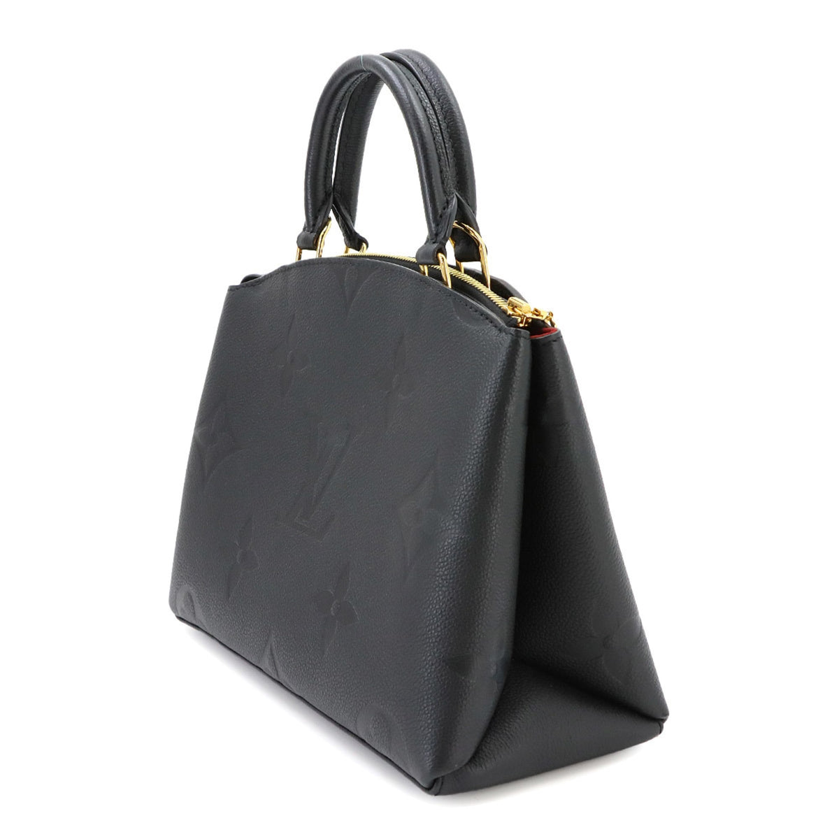 Louis Vuitton Monogram Noir Monogram Empreinte Leather Handbag (Pre-Owned)