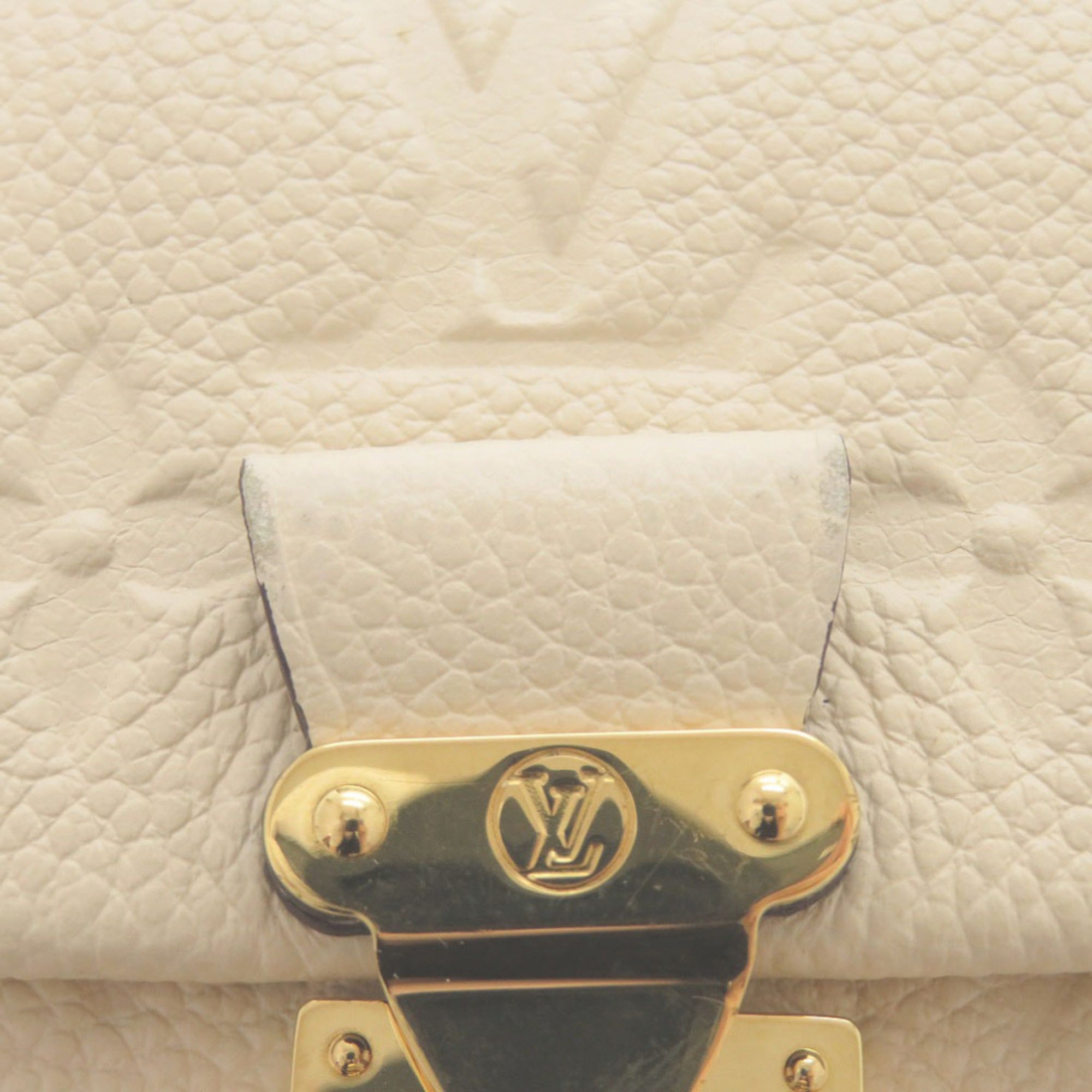 Louis Vuitton Monogram Empreinte Gold Monogram White Monogram Empreinte Wallet (Tri-Fold) (Pre-Owned)