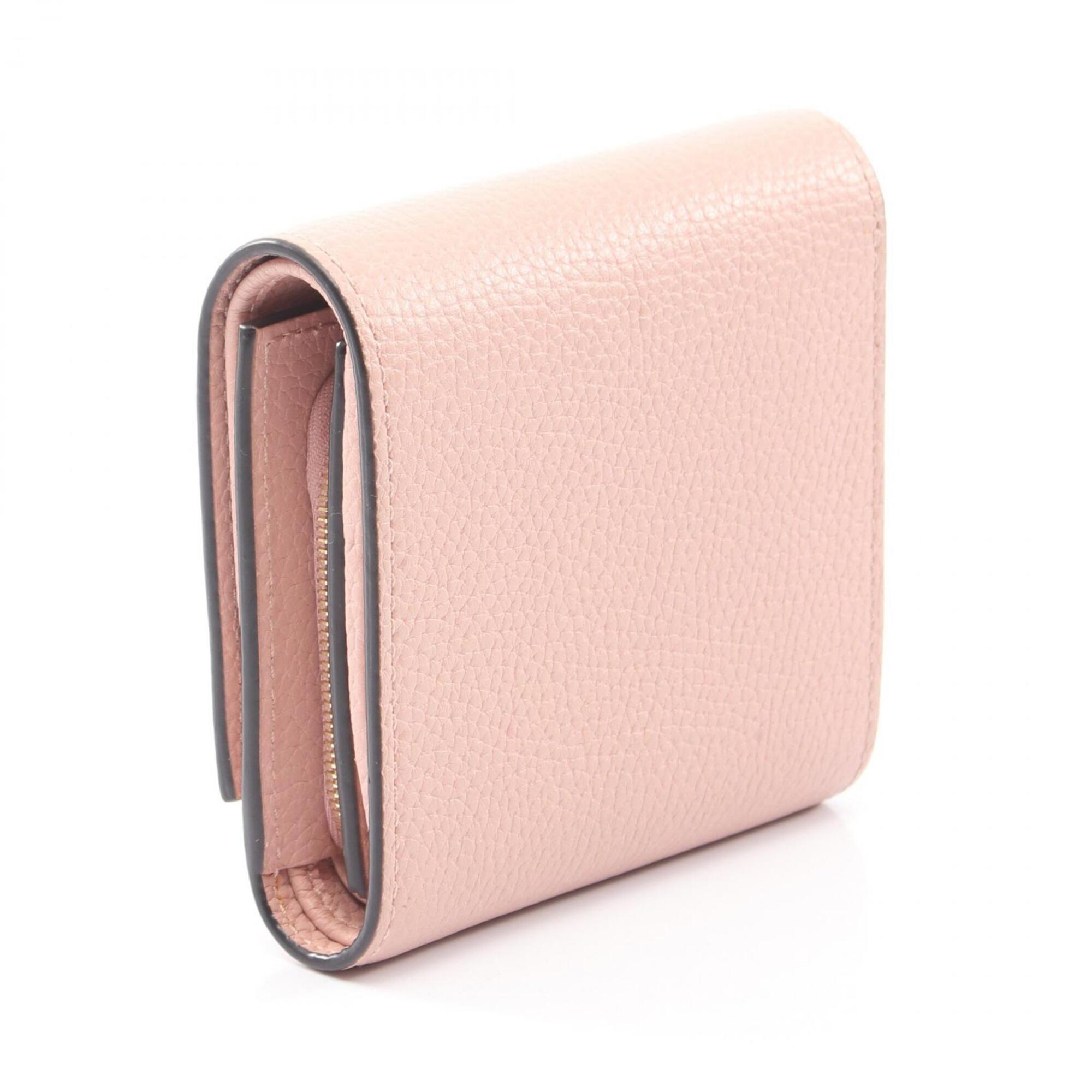Gucci Pink Leather Wallet (Bi-Fold) (Pre-Owned)