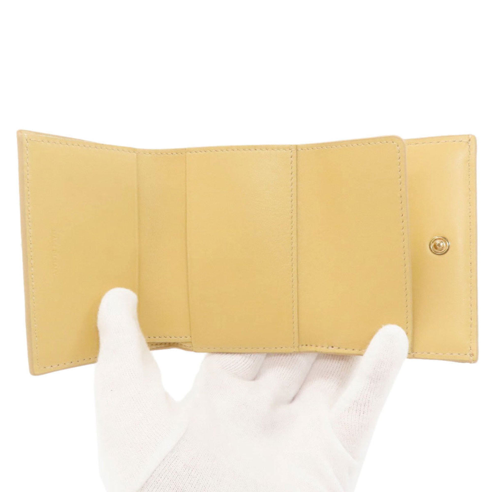 Celine Yellow Leather Wallet (Bi-Fold) (Pre-Owned)