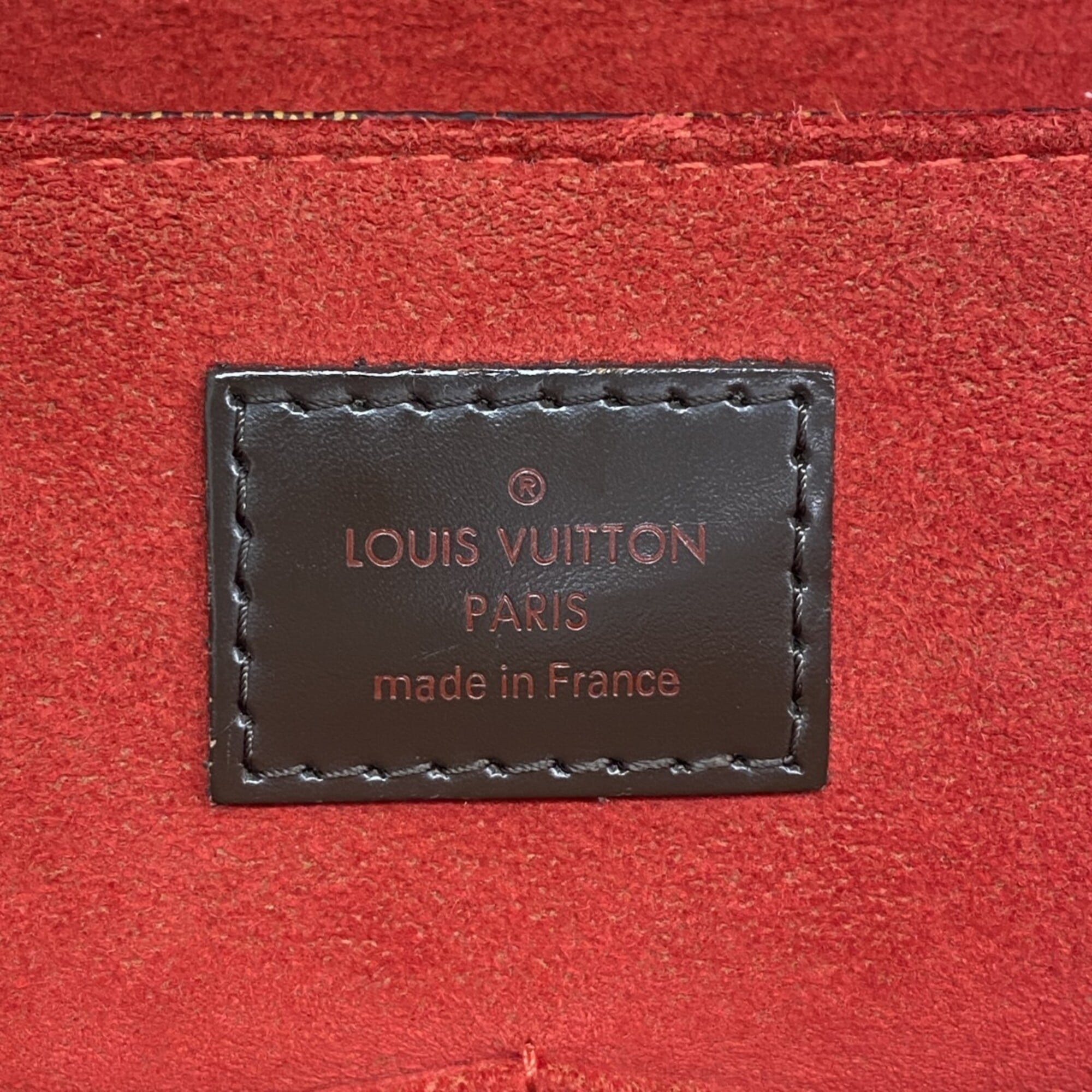 Louis Vuitton Ebene Handbag (Pre-Owned)