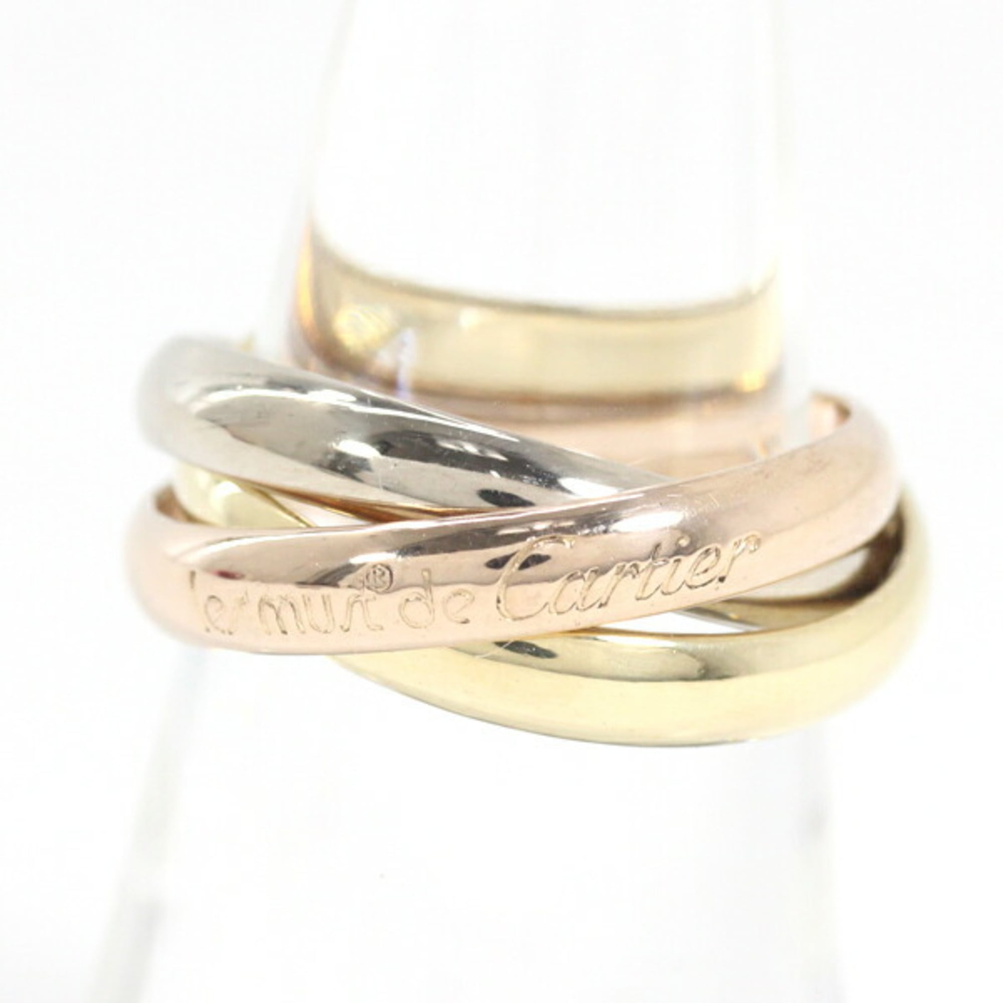 Cartier Pink Gold White Gold Yellow Gold Yellow Gold (18K) Pink Gold (18K) White Gold (18K) Band Ring (Pre-Owned)