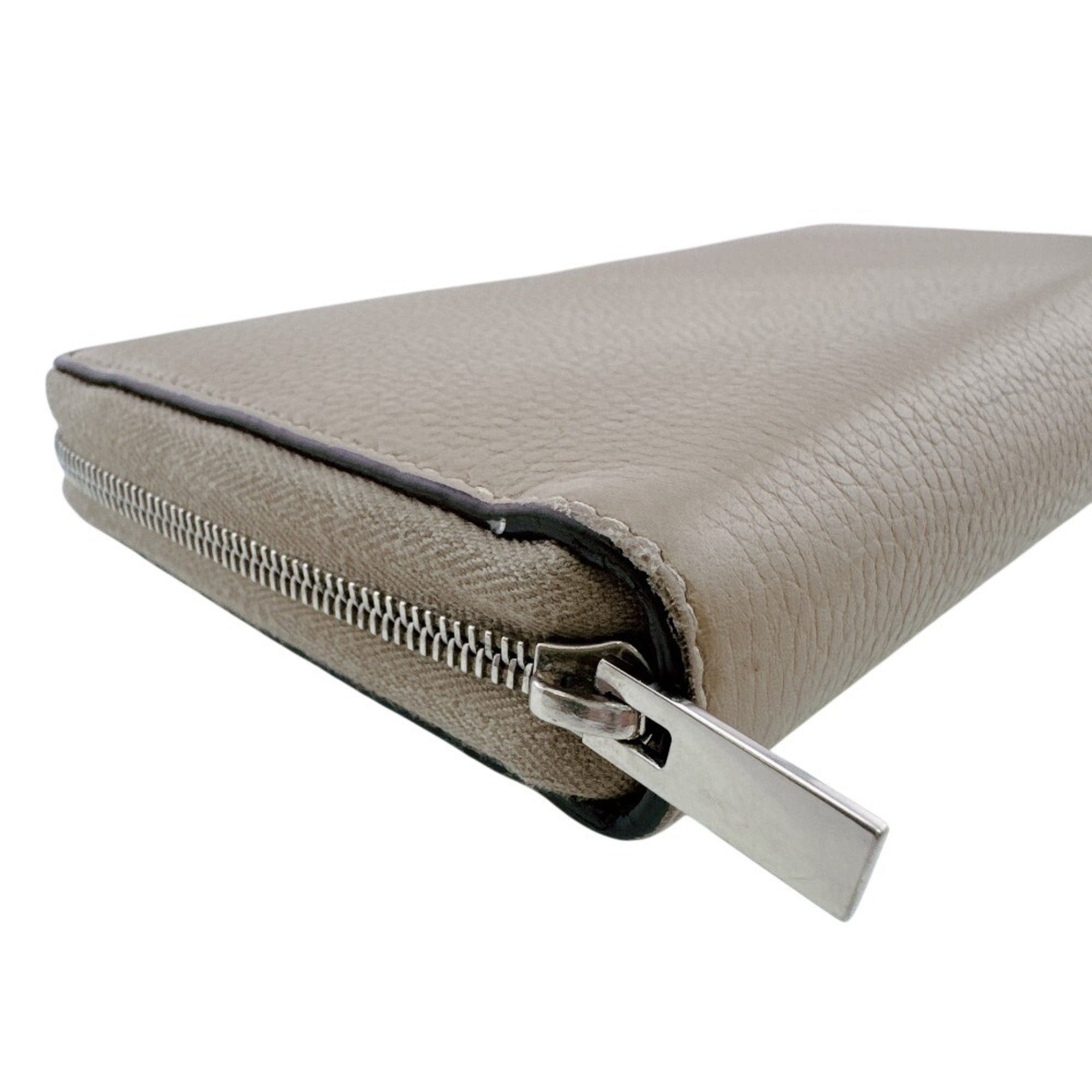 Celine Beige Leather Long Wallet (Bi-Fold) (Pre-Owned)