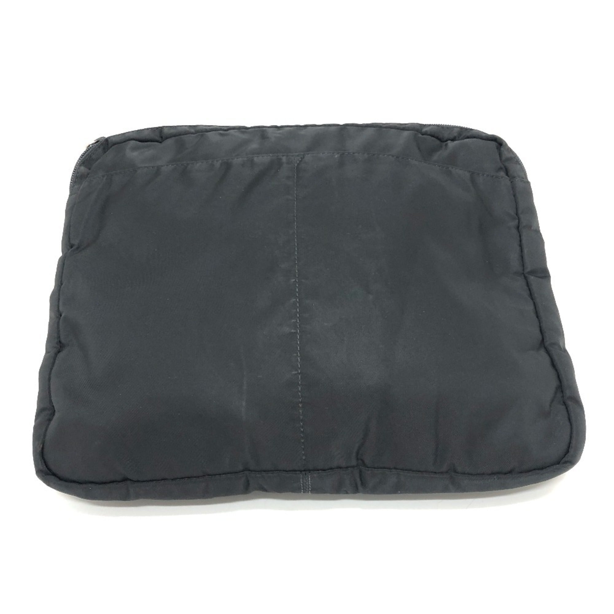 Prada Black Nylon Clutch Bag (Pre-Owned)