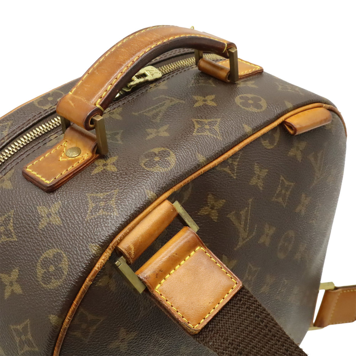 Louis Vuitton Brown Monogram Monogram Canvas Coated Canvas Handbag Shoulder Bag (Pre-Owned)
