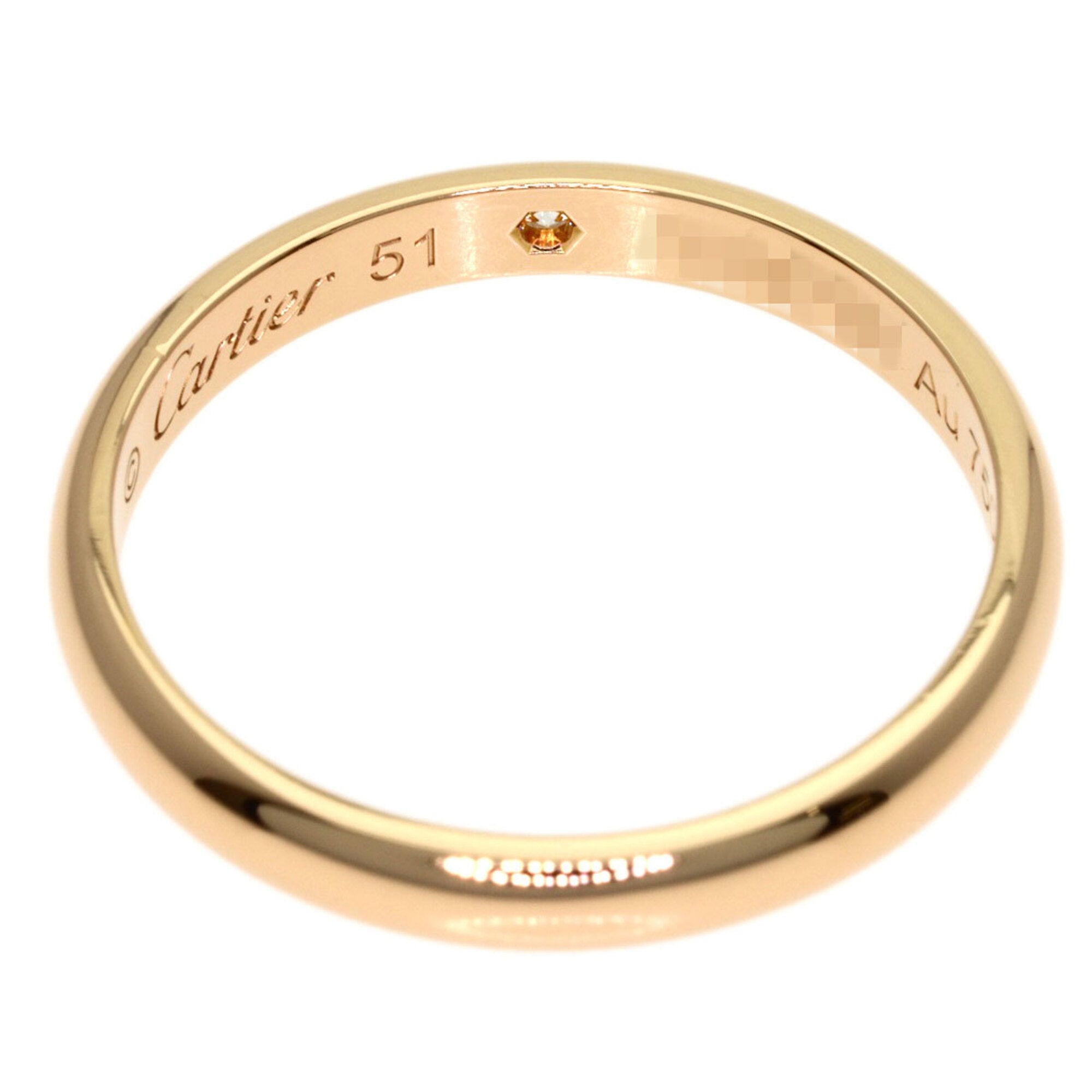 Cartier Pink Gold (18K) Band Ring (Pre-Owned)