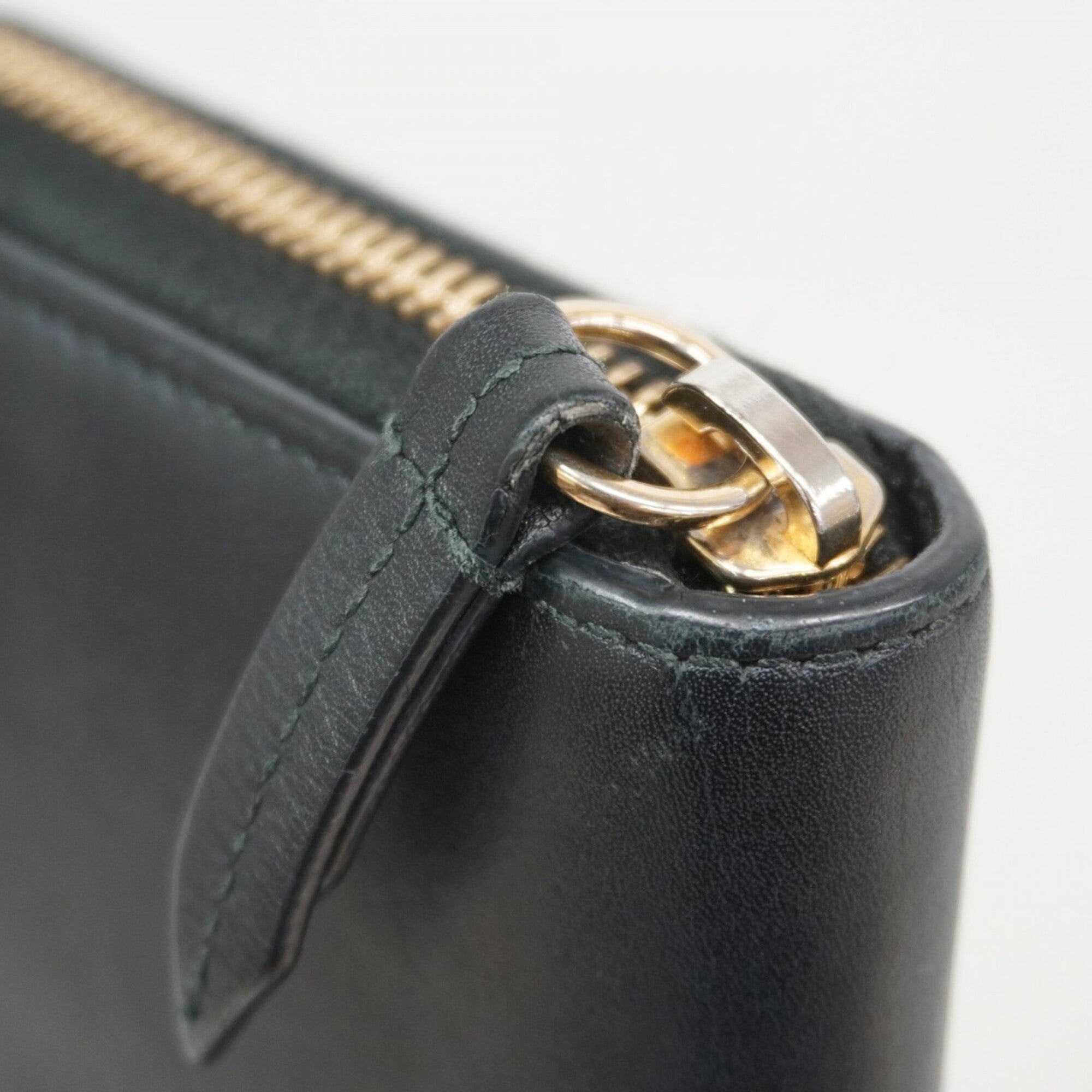 Gucci Black Leather Long Wallet (Bi-Fold) (Pre-Owned)
