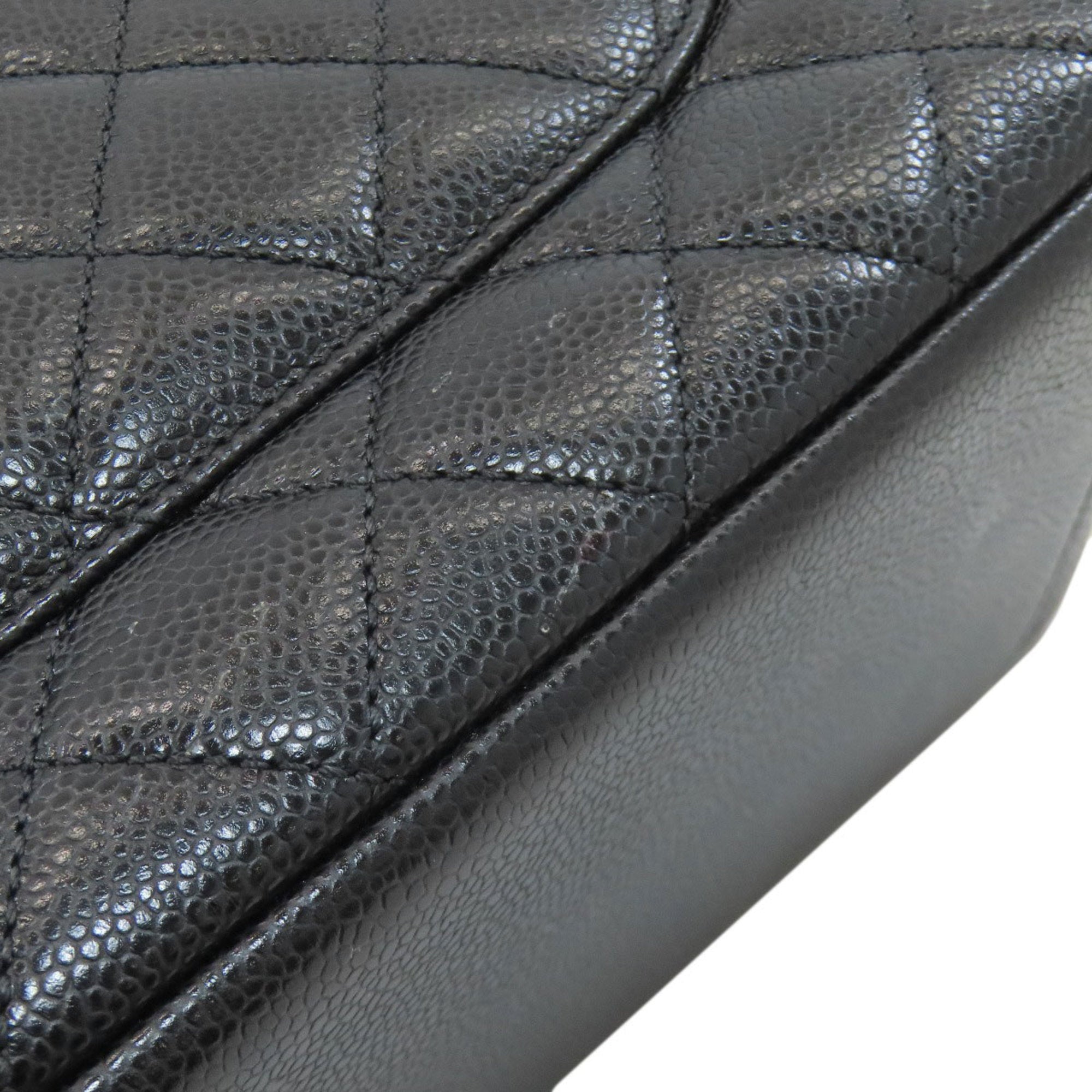 Chanel Black Leather Tote Bag (Pre-Owned)