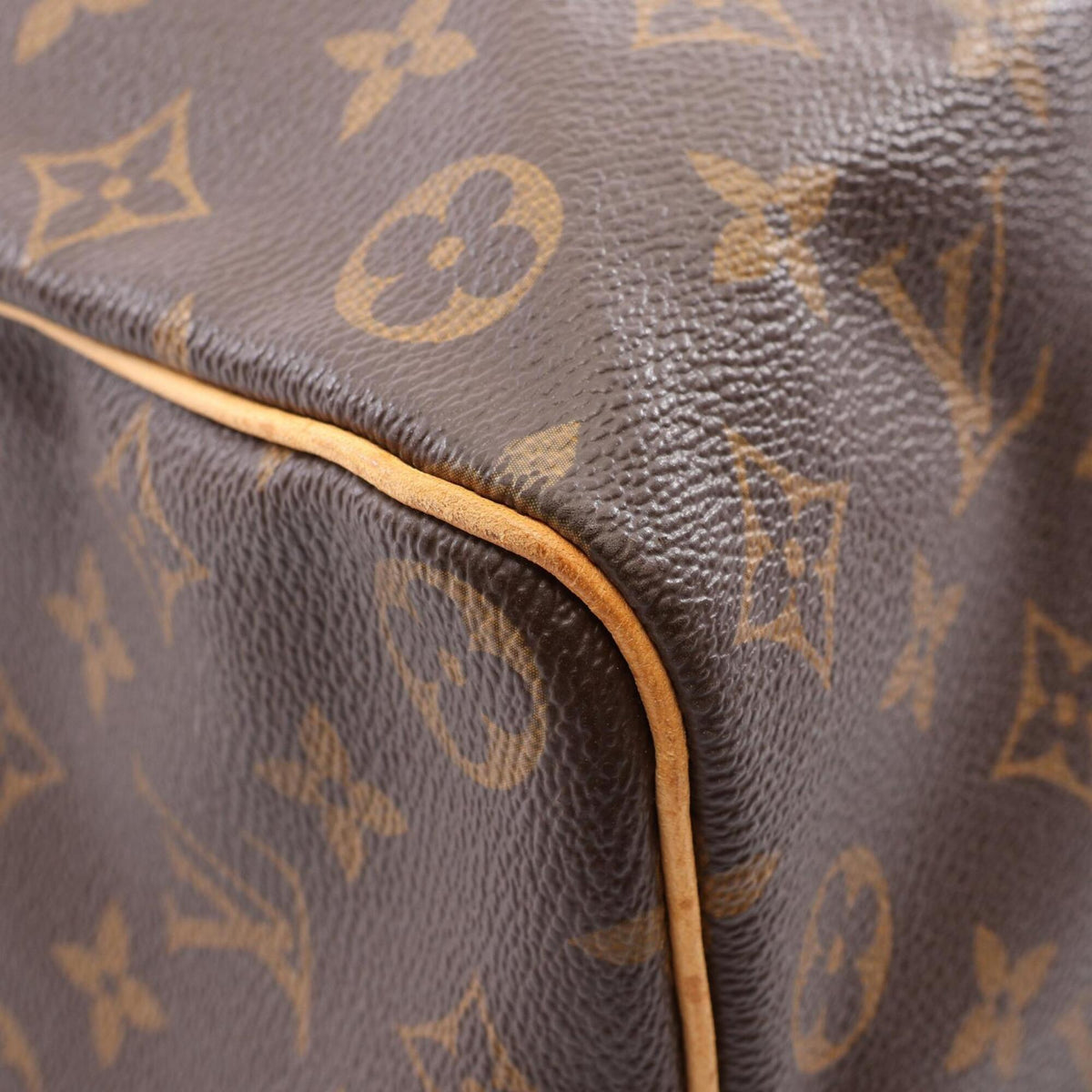 Louis Vuitton Brown Coated Canvas Pvc Leather Handbag (Pre-Owned)