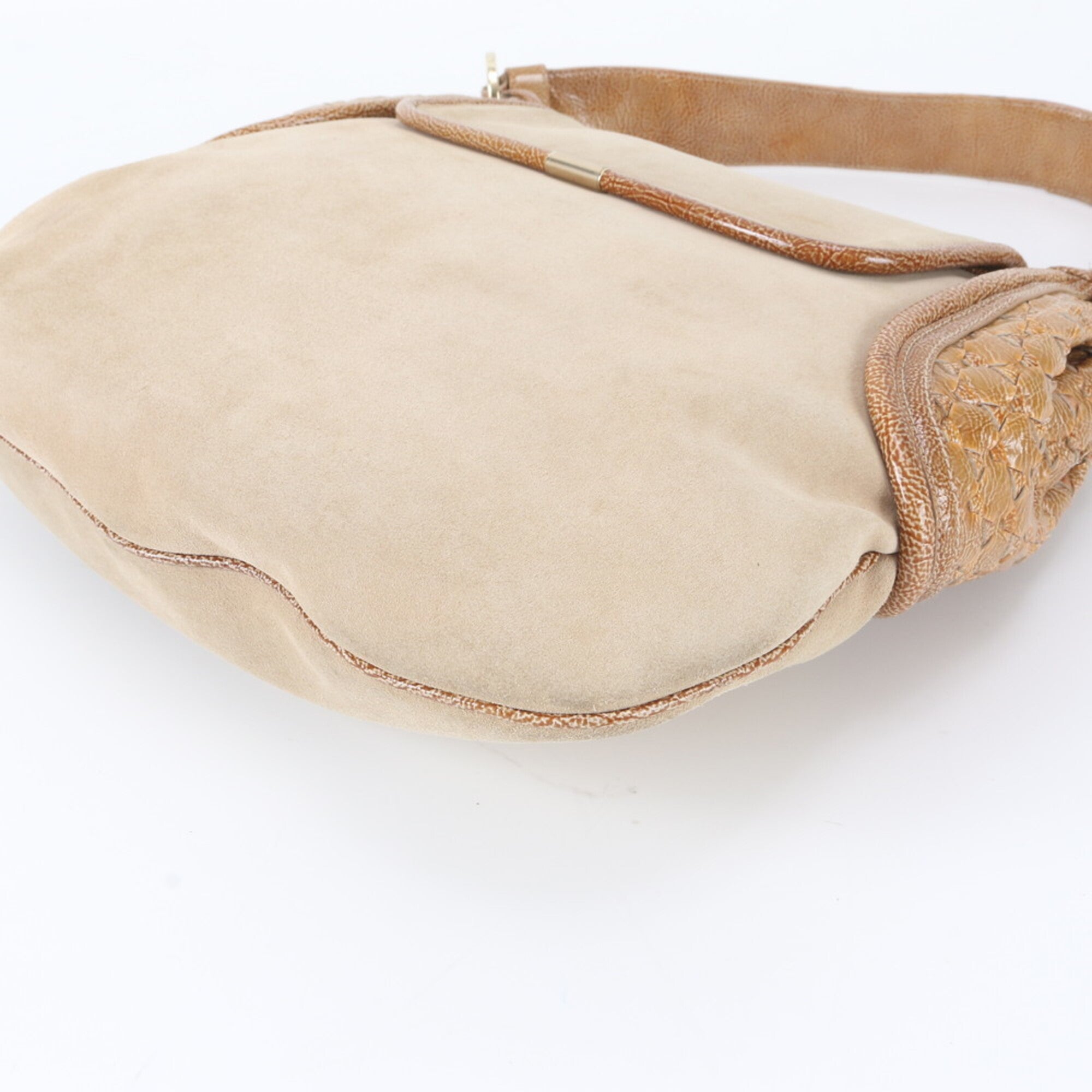 Bvlgari Beige Handbag Shoulder Bag (Pre-Owned)