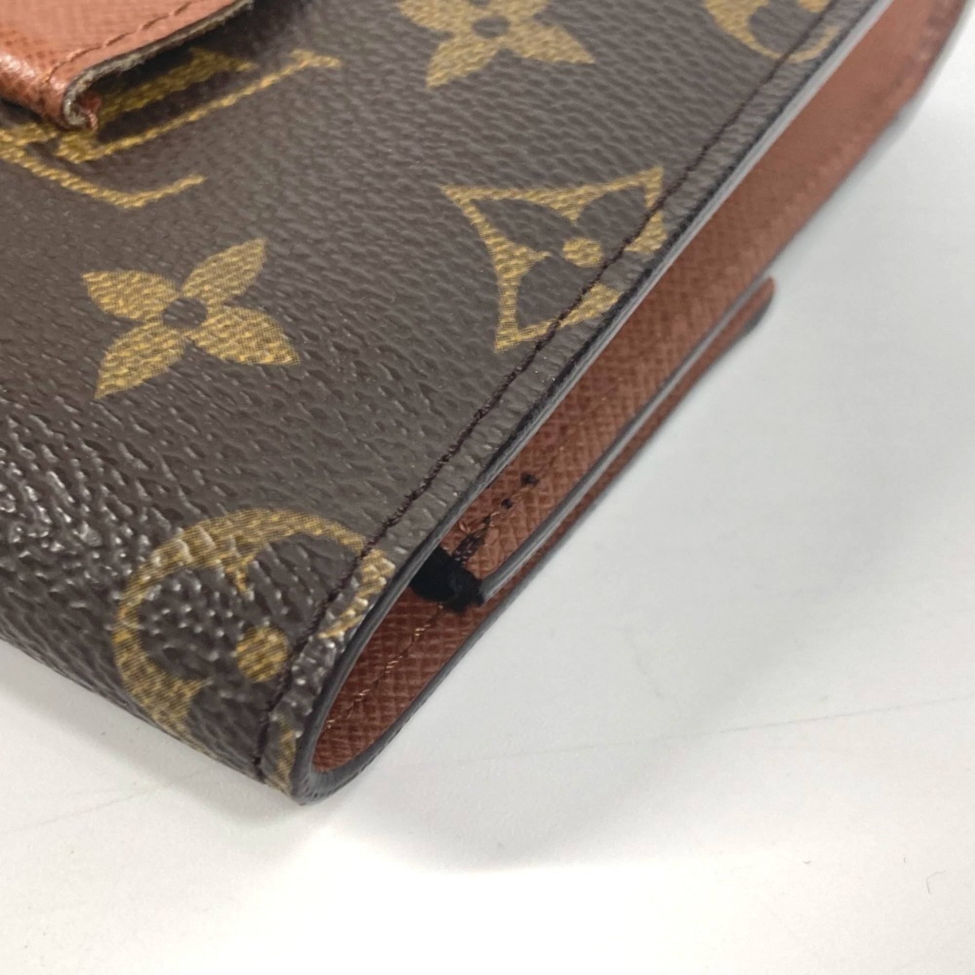 Louis Vuitton Brown Monogram Canvas Sling Bag (Pre-Owned)