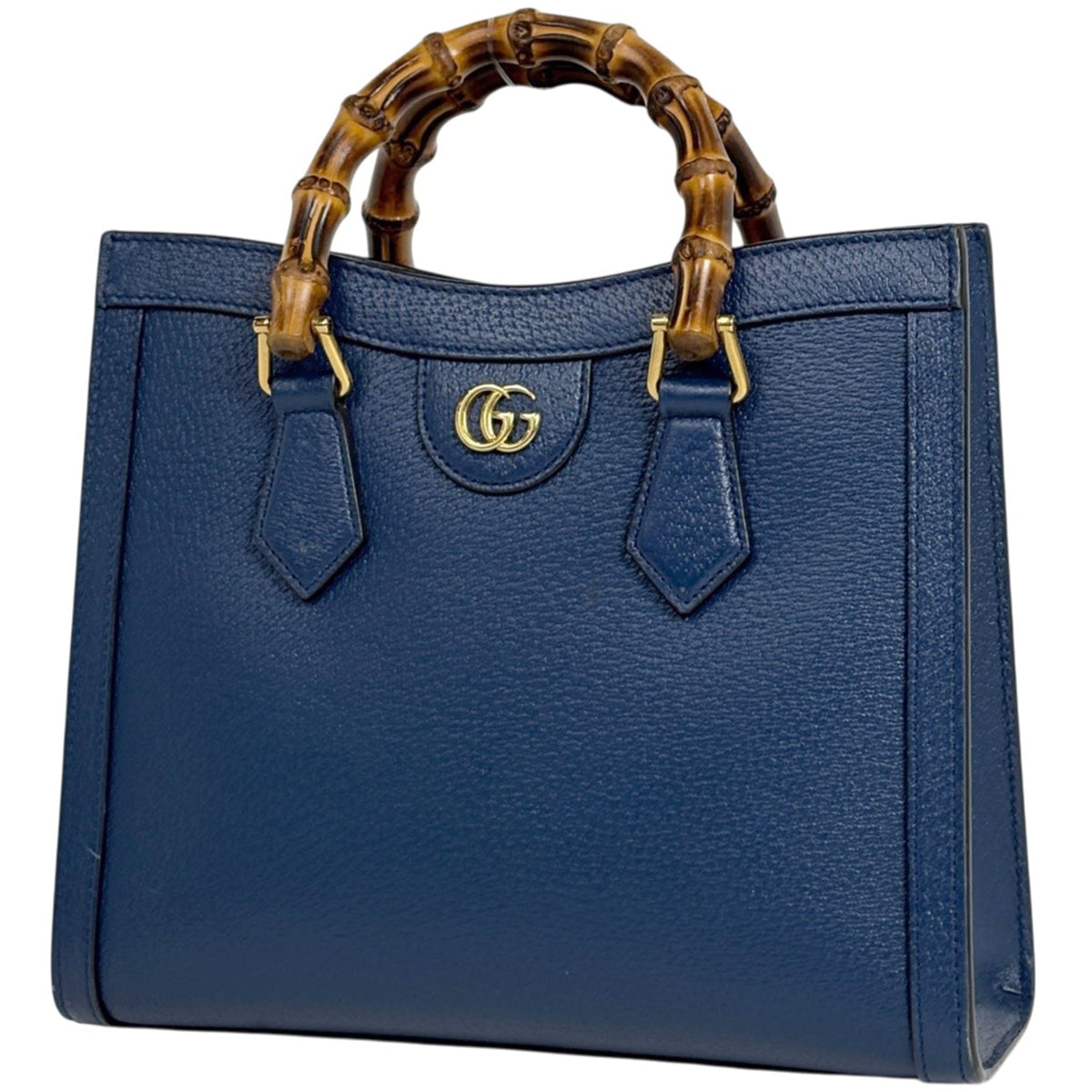 Gucci Blue Leather Handbag (Pre-Owned)
