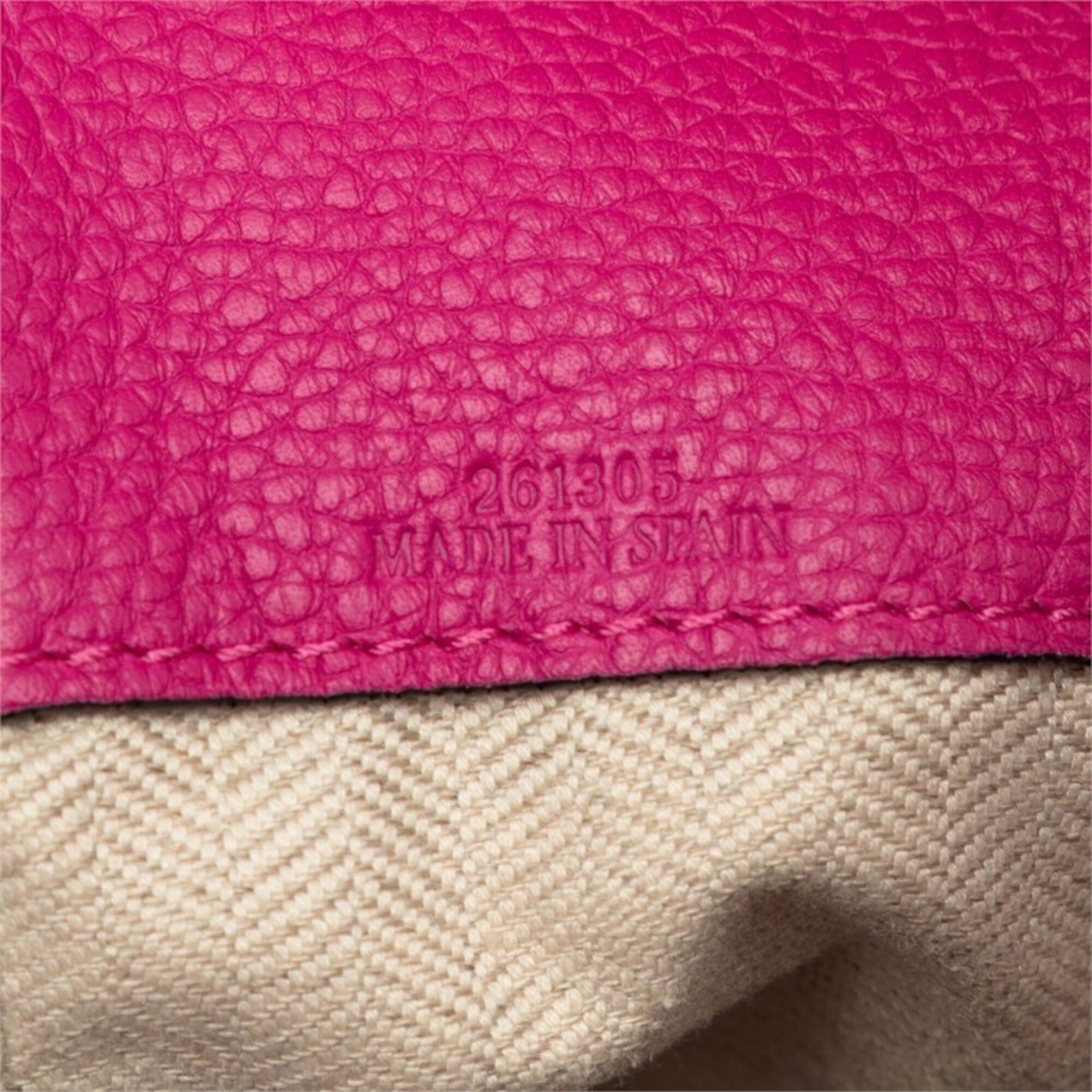 Loewe Pink Leather Handbag Shoulder Bag Tote Bag (Pre-Owned)