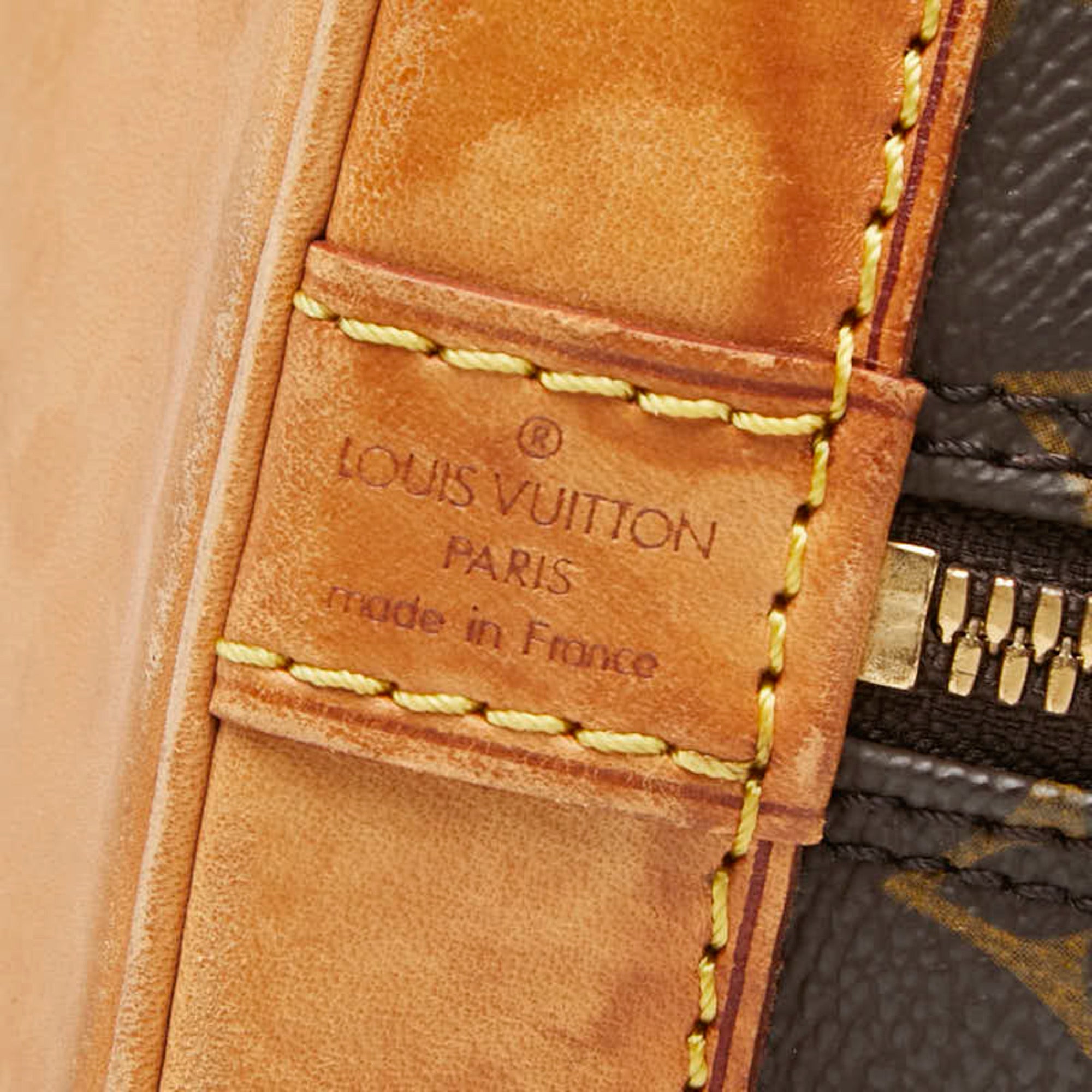 Louis Vuitton Brown Pvc Leather Handbag (Pre-Owned)
