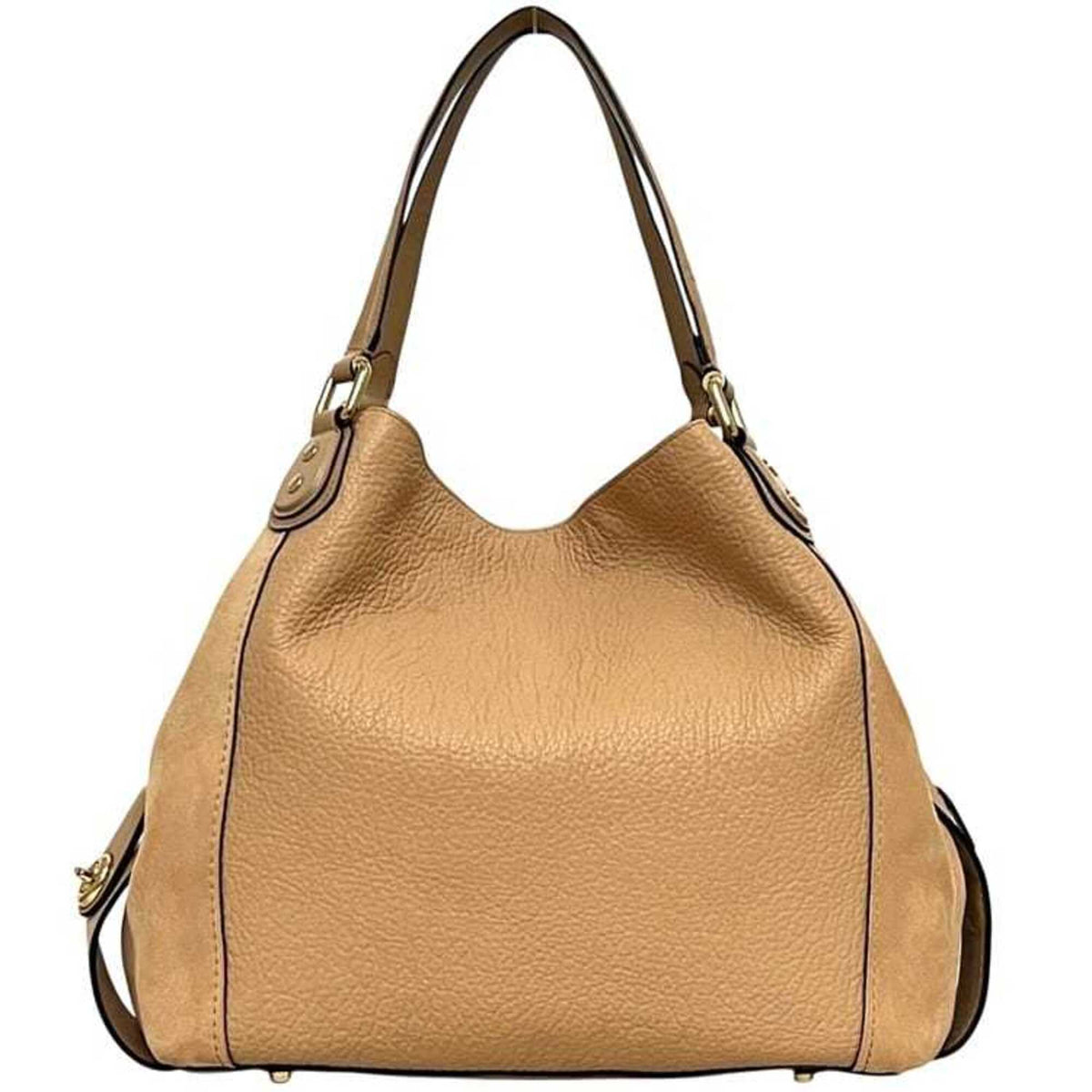 Coach Beige Leather Tote Bag (Pre-Owned)