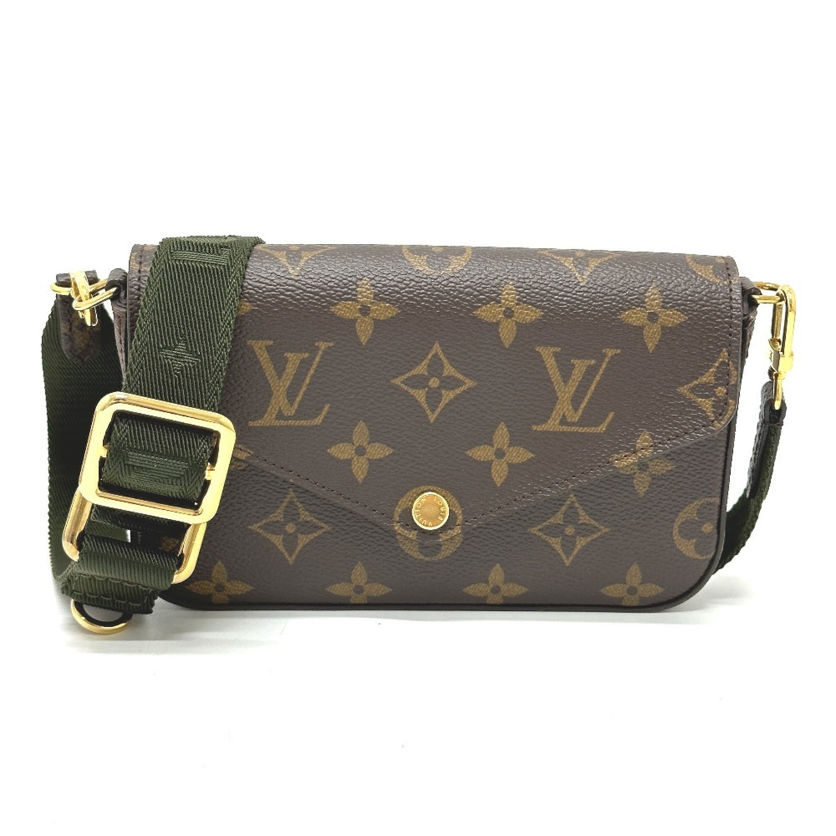 Louis Vuitton Monogram Brown Monogram Pochette Shoulder Bag (Pre-Owned)