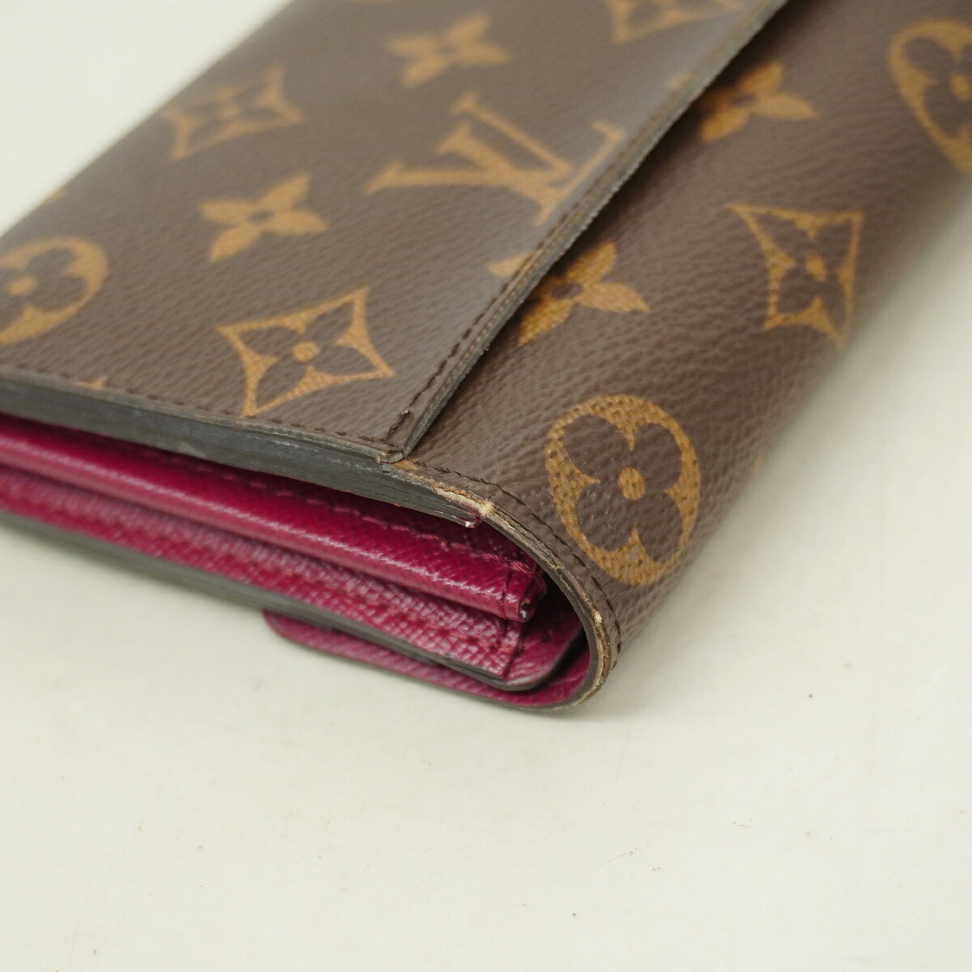 Louis Vuitton Fuchsia Long Wallet (Bi-Fold) (Pre-Owned)